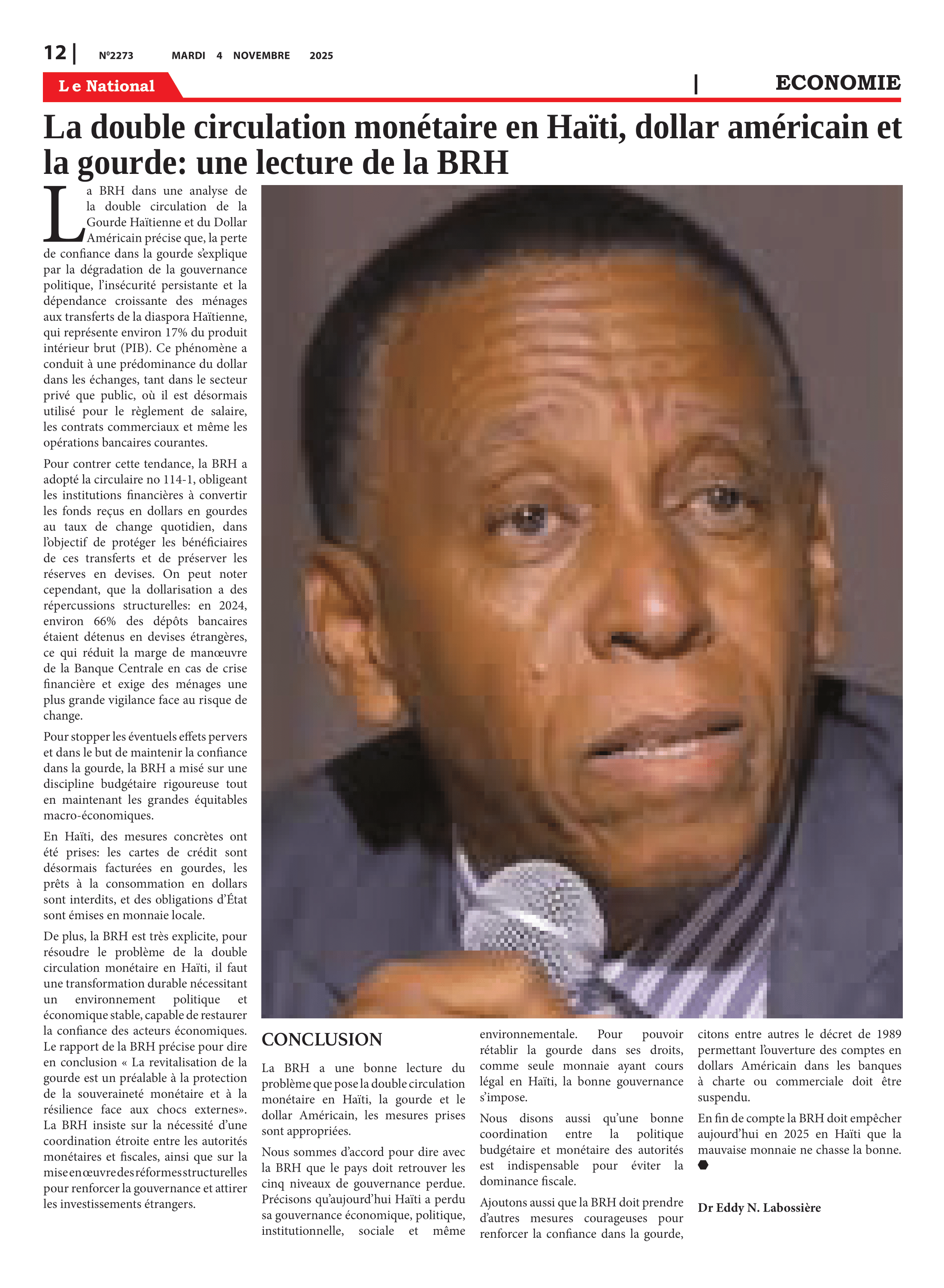Page 12 de l'édition 2273