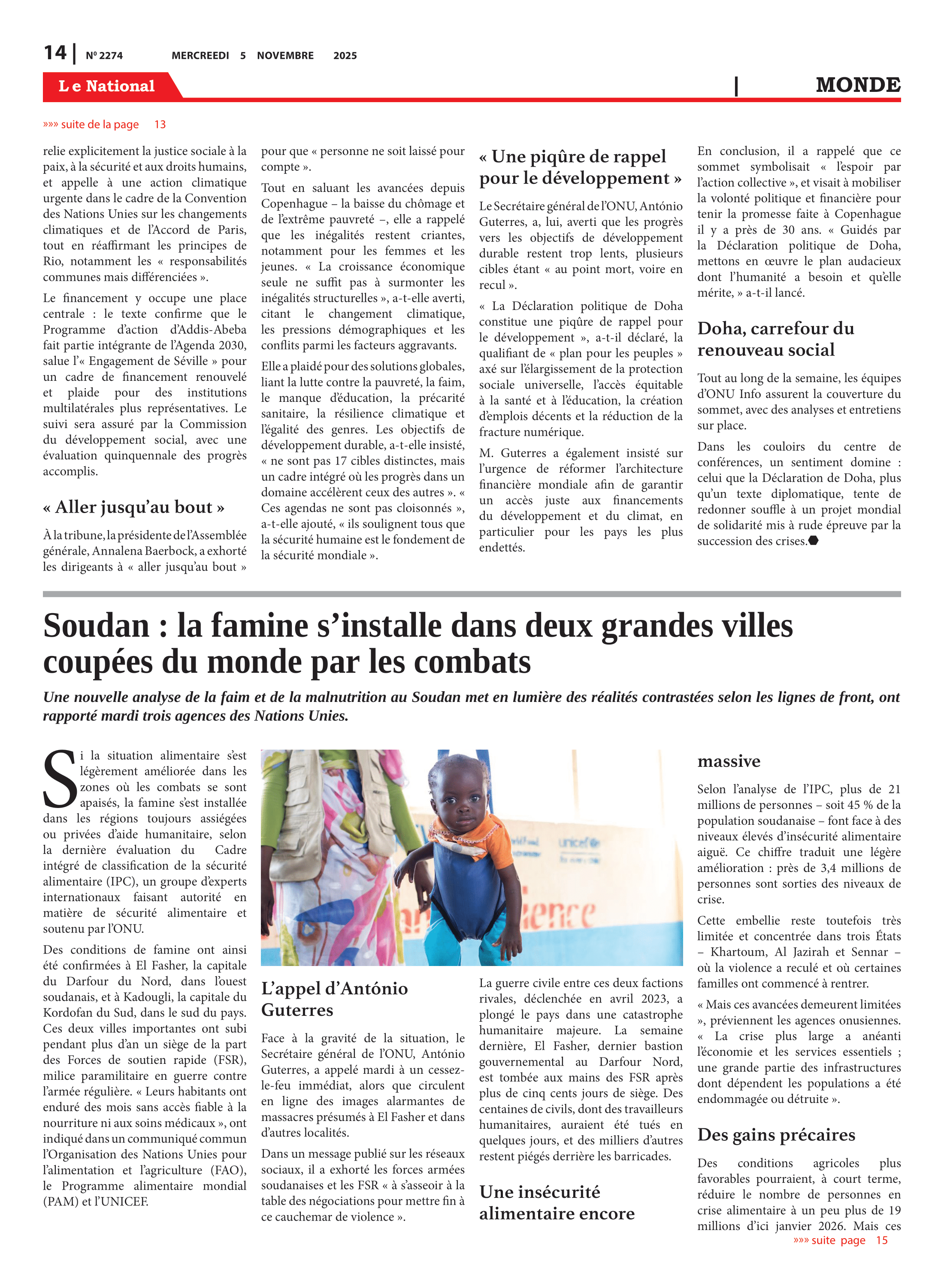 Page 14 de l'édition 2274