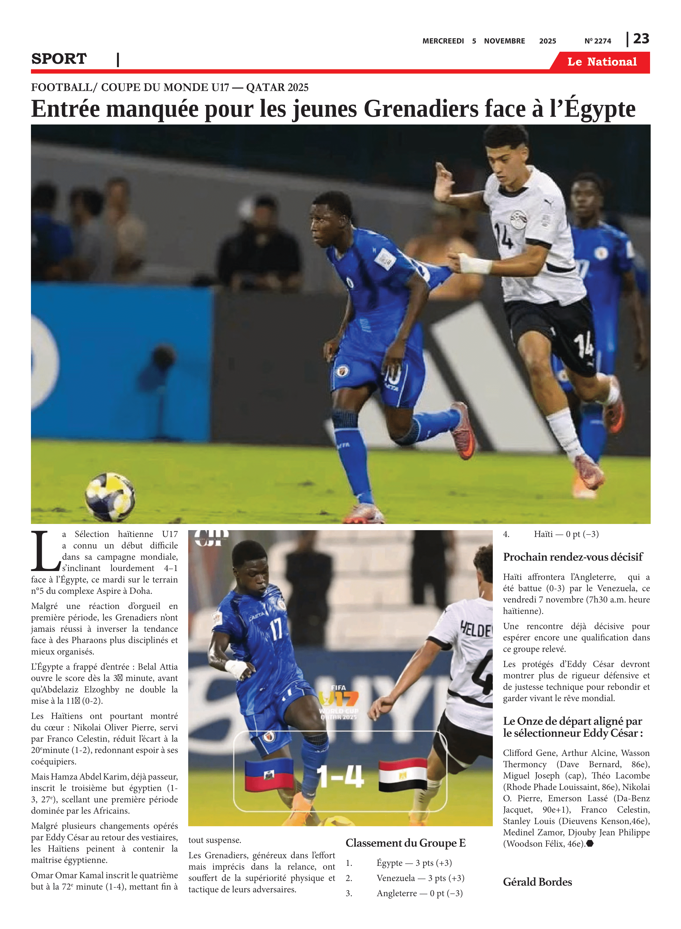 Page 23 de l'édition 2274