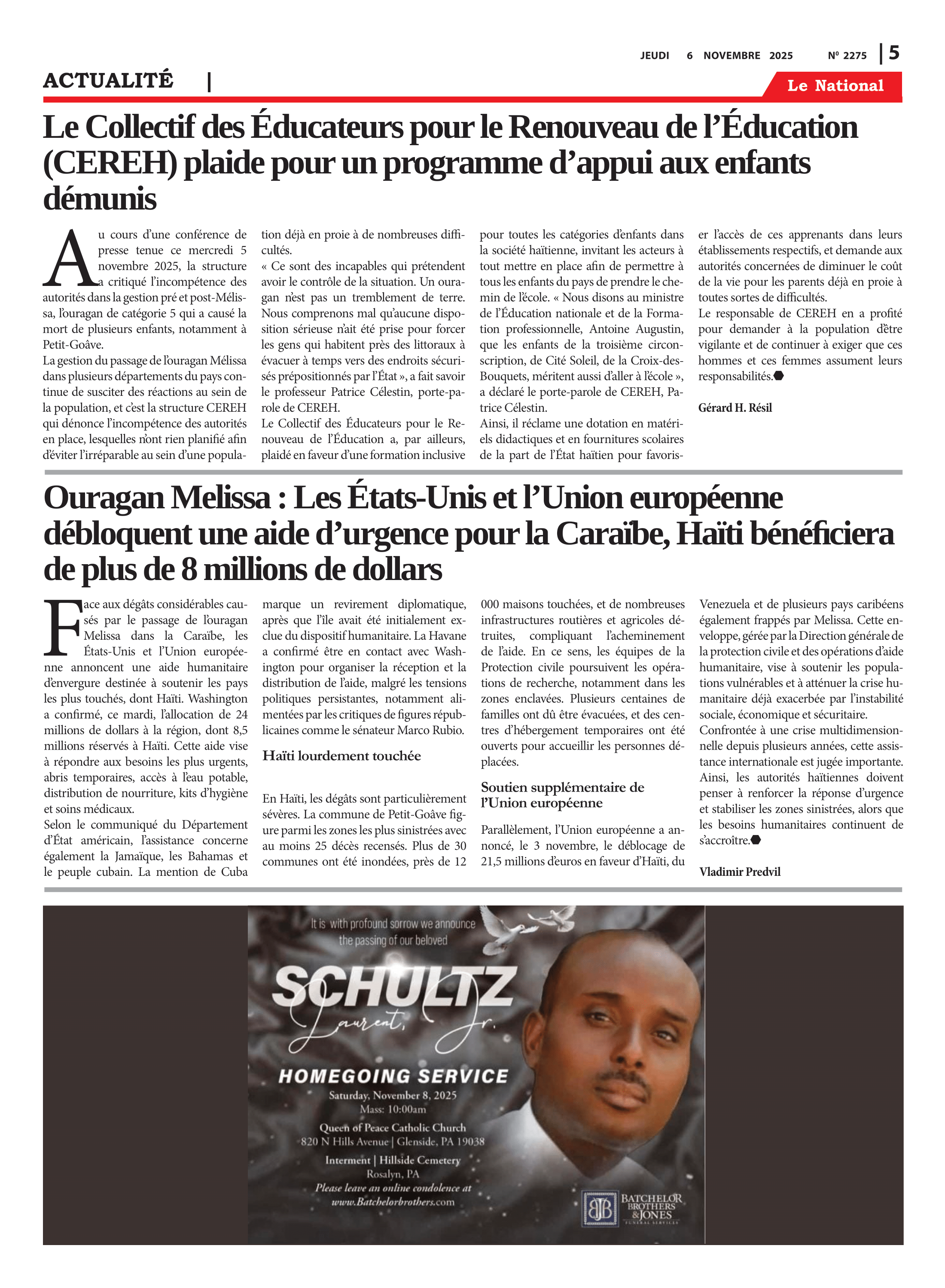 Page 5 de l'édition 2275