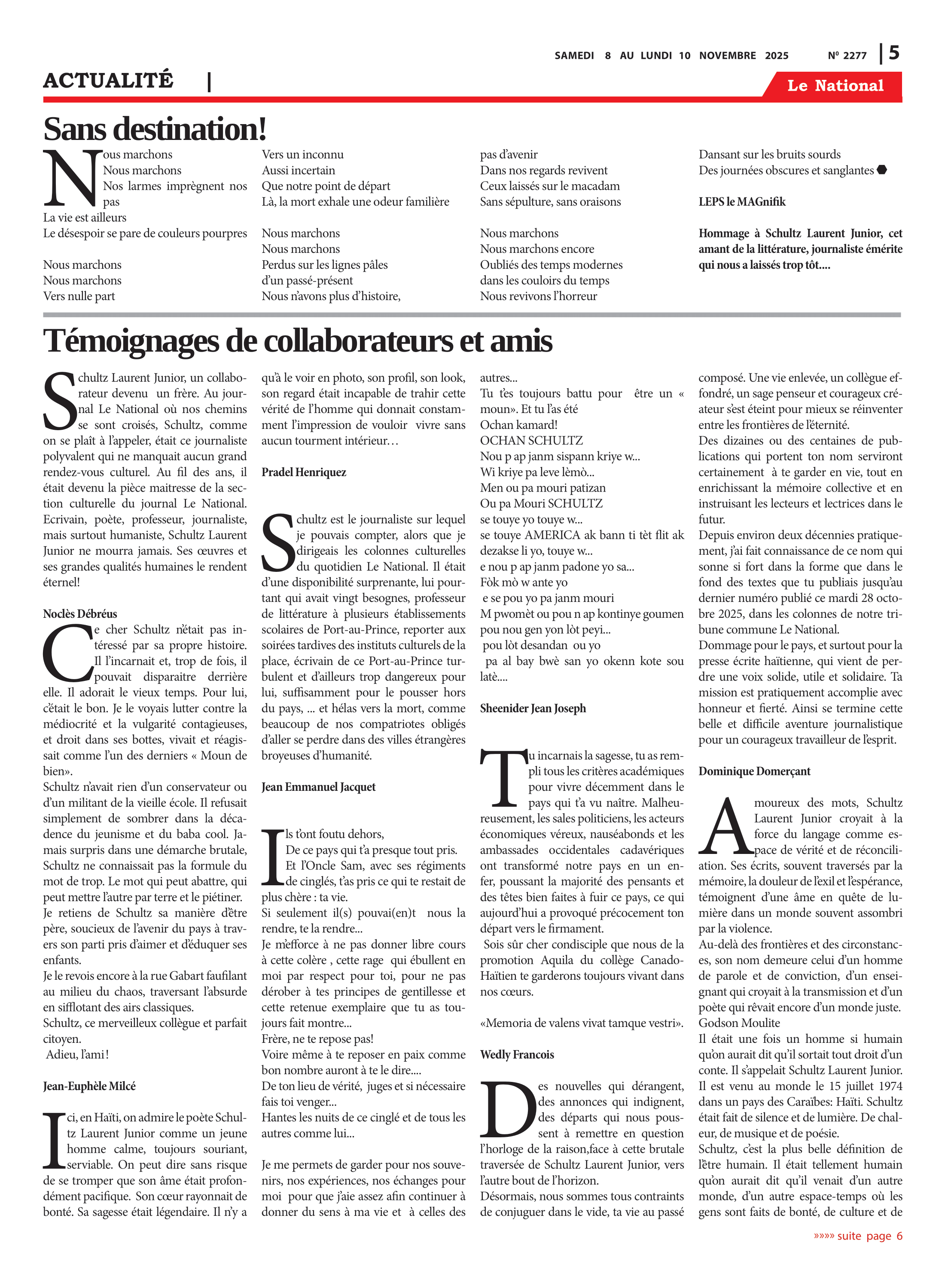 Page 5 de l'édition 2277