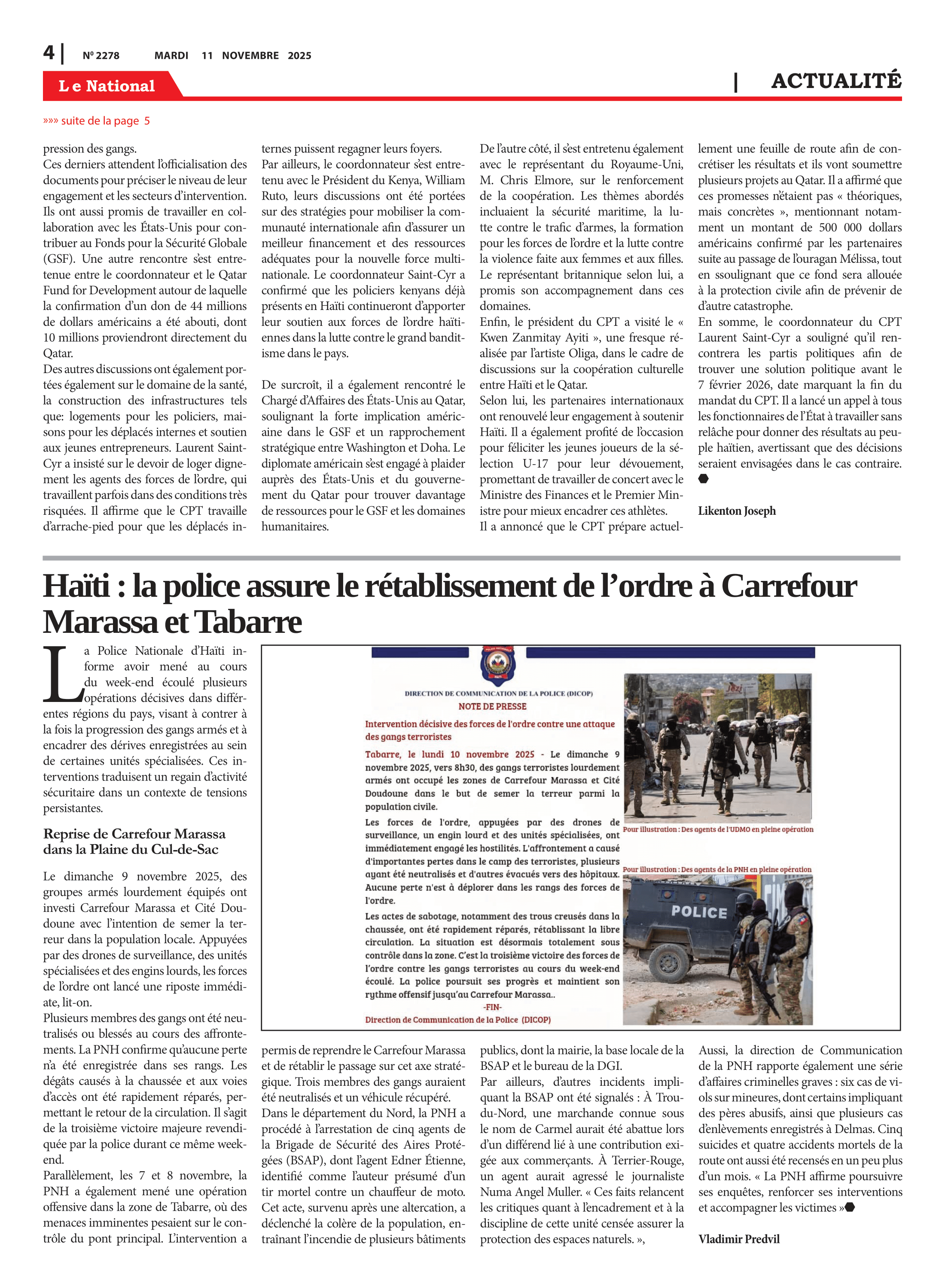 Page 4 de l'édition 2278