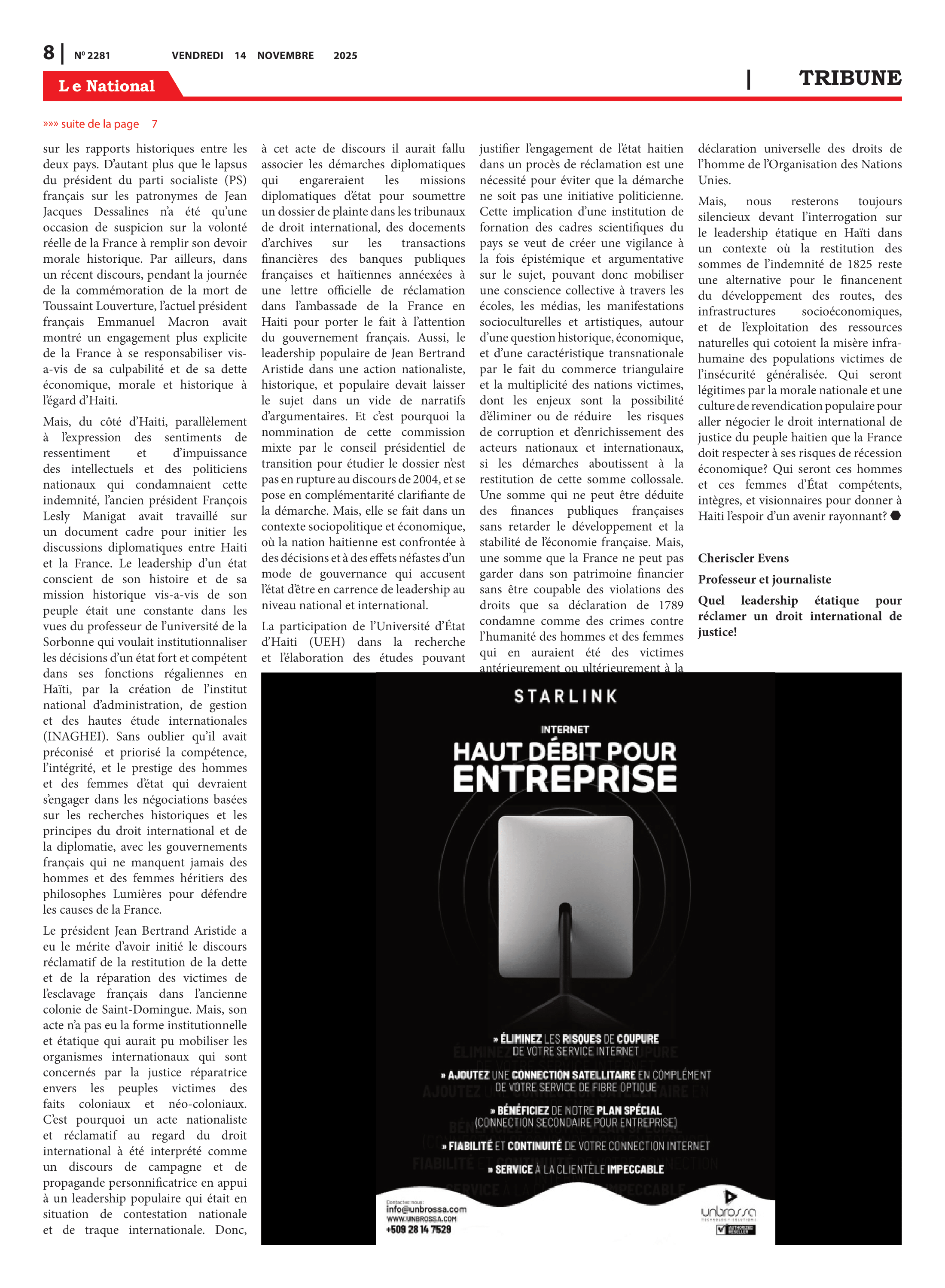 Page 8 de l'édition 2281