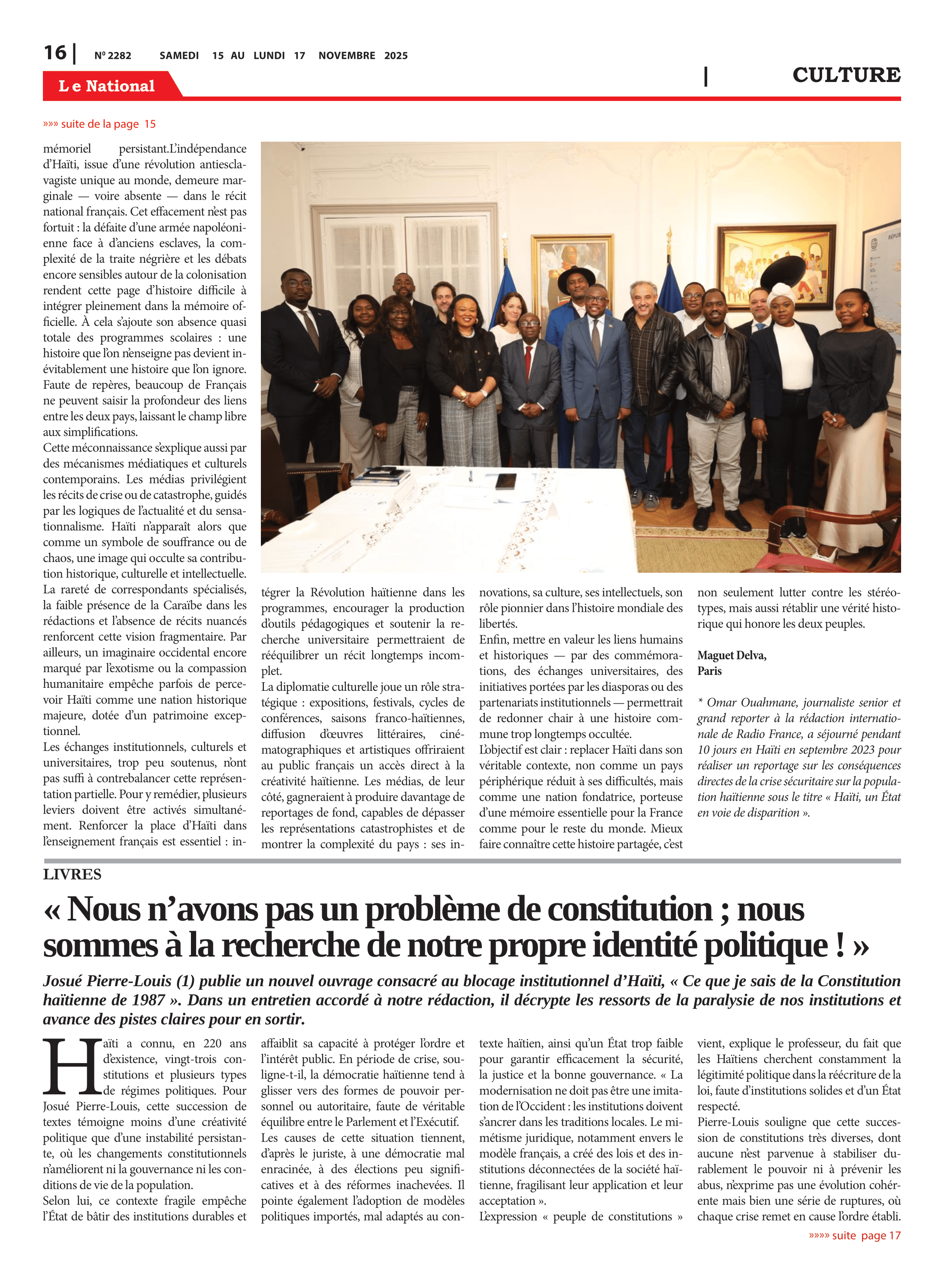 Page 16 de l'édition 2282