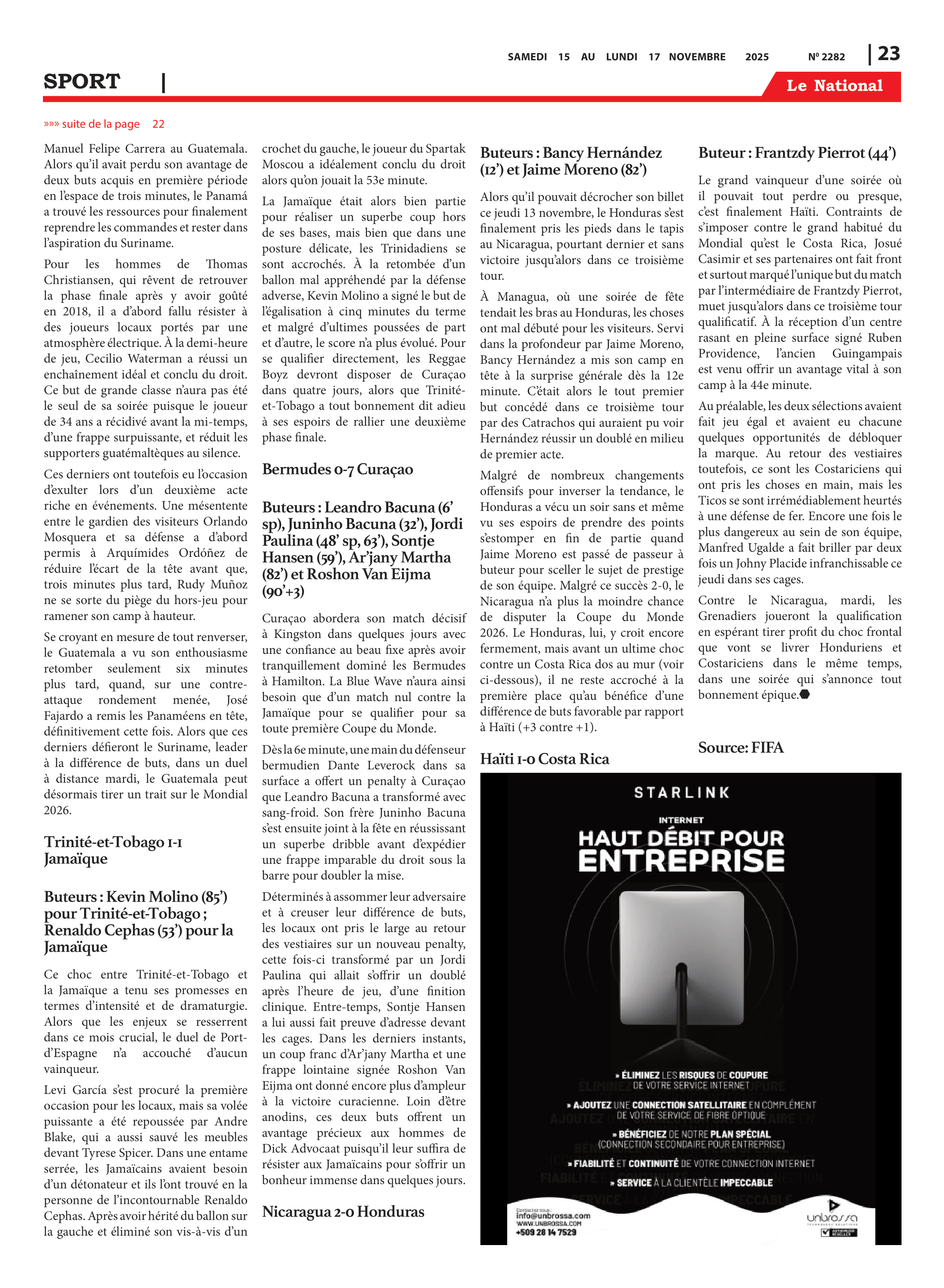 Page 23 de l'édition 2282