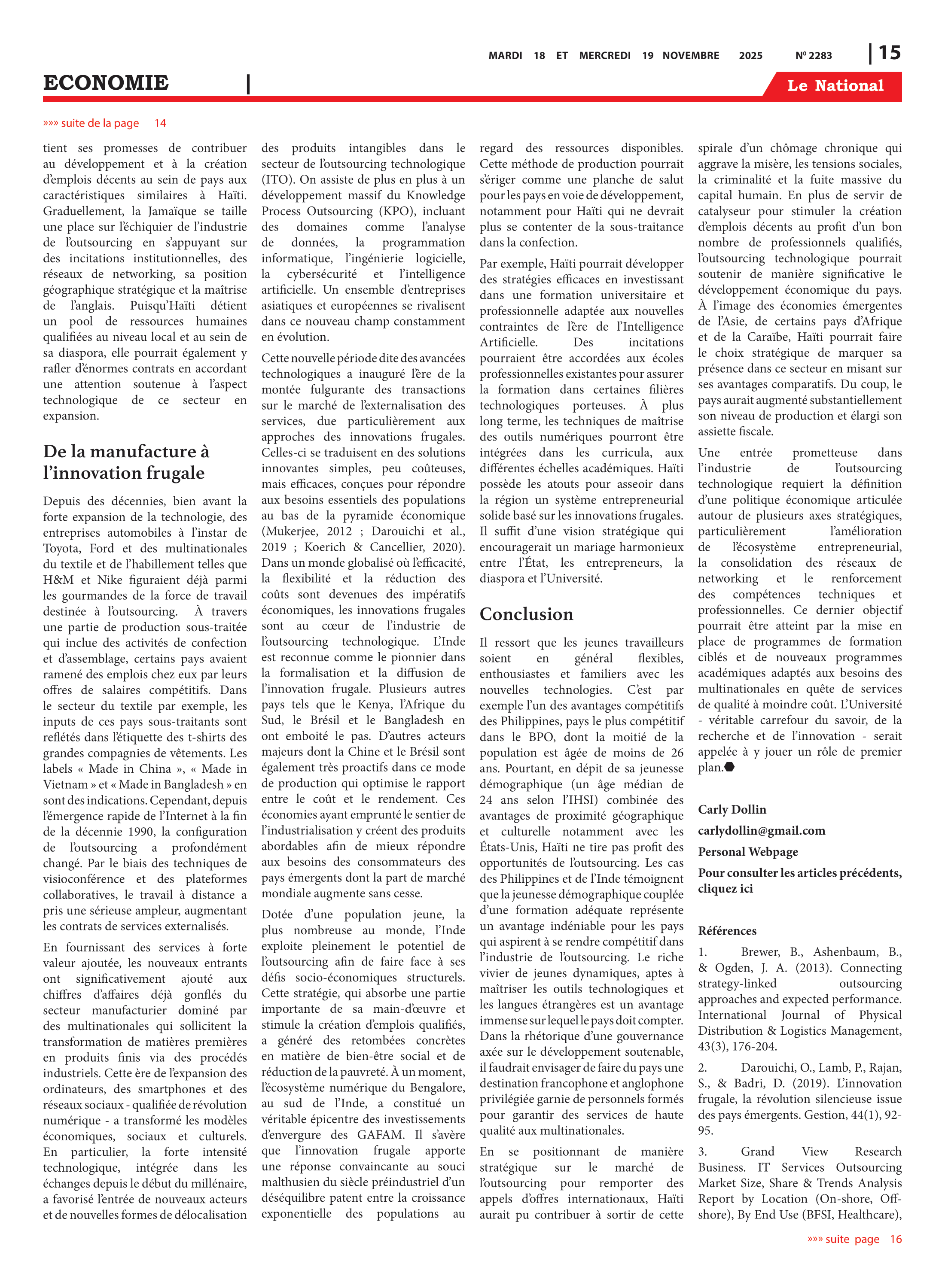 Page 15 de l'édition 2283