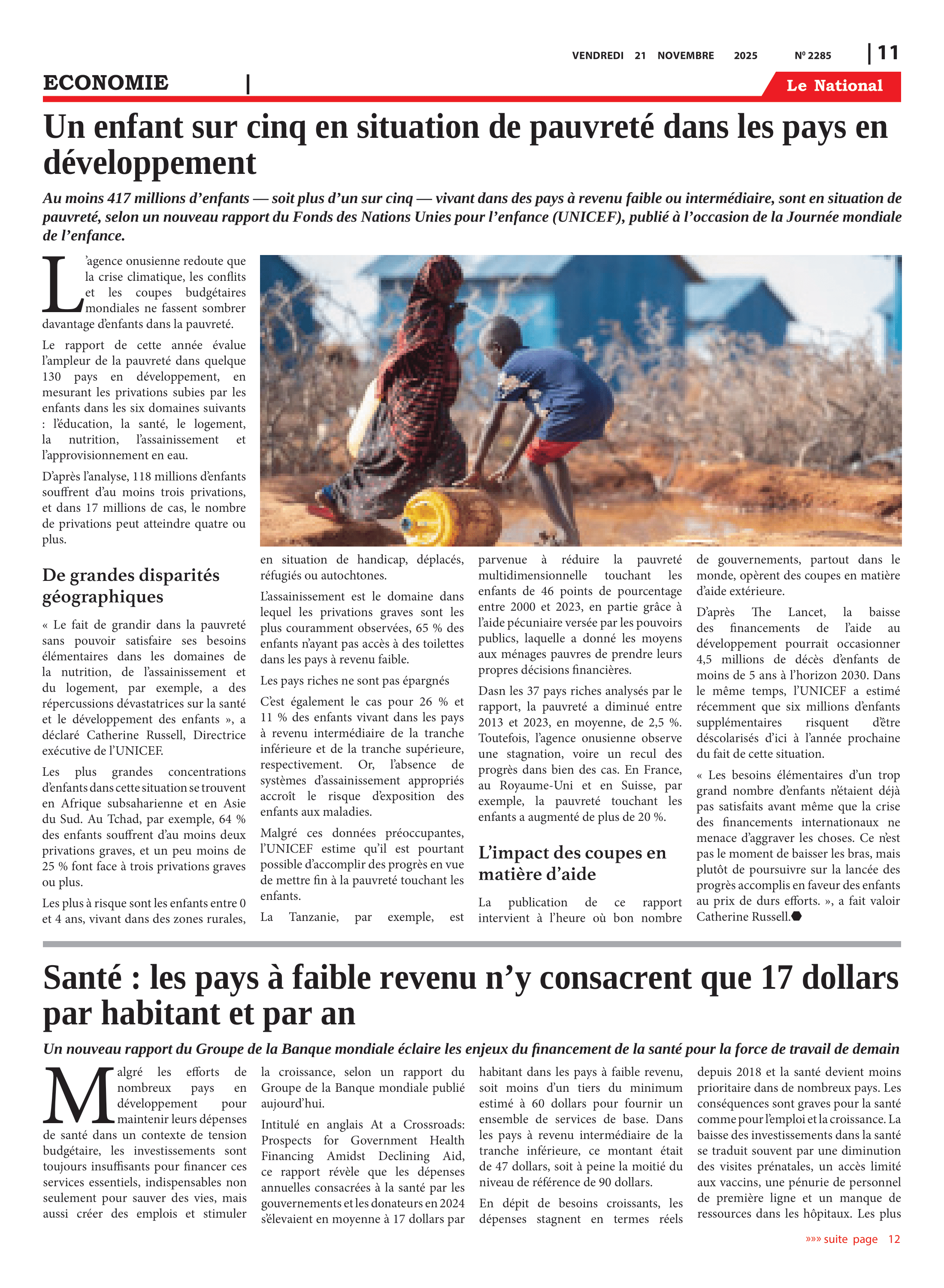 Page 11 de l'édition 2285