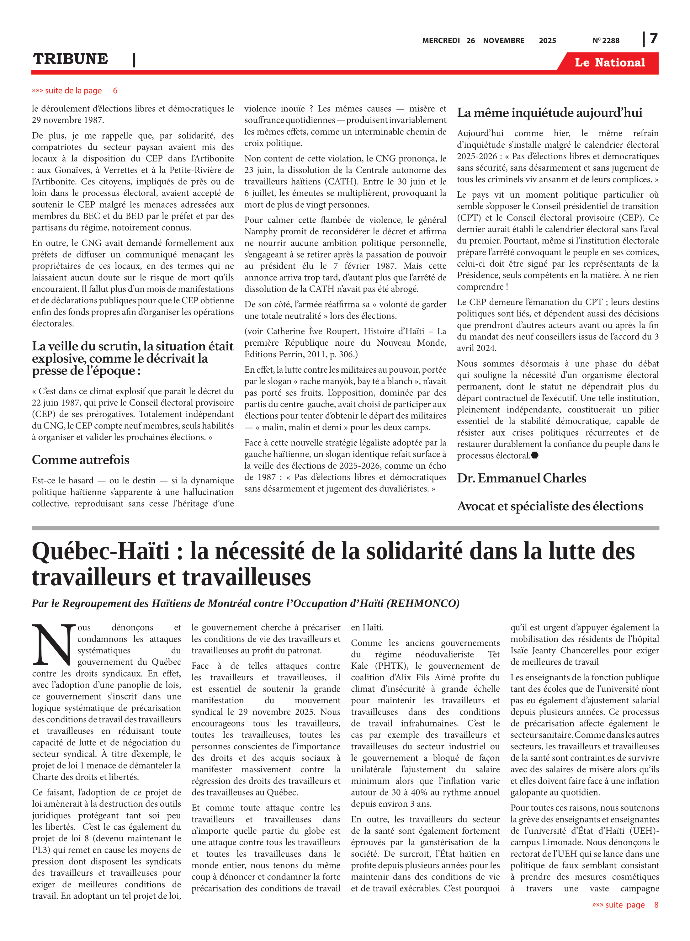 Page 7 de l'édition 2288