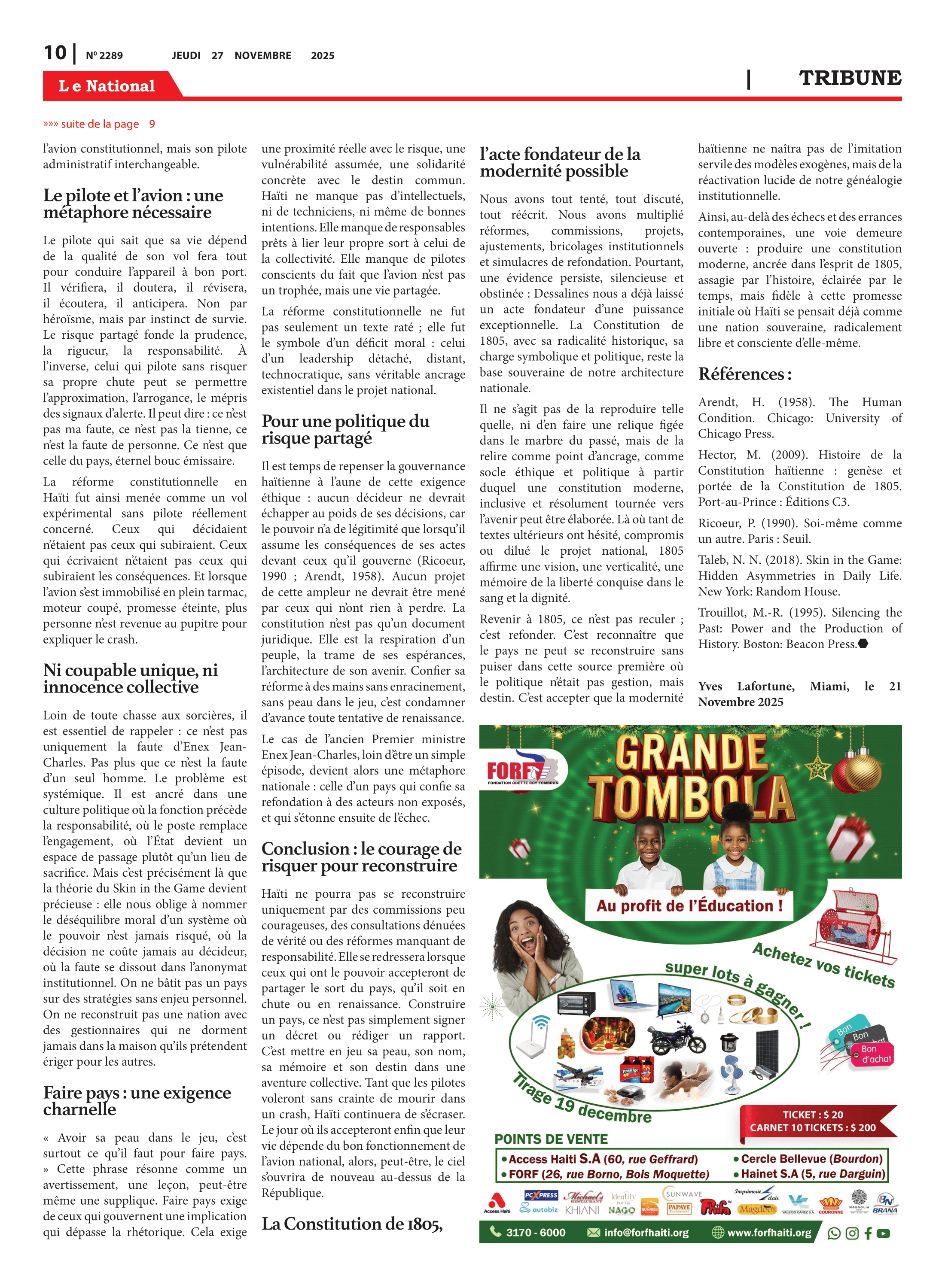 Page 10 de l'édition 2289
