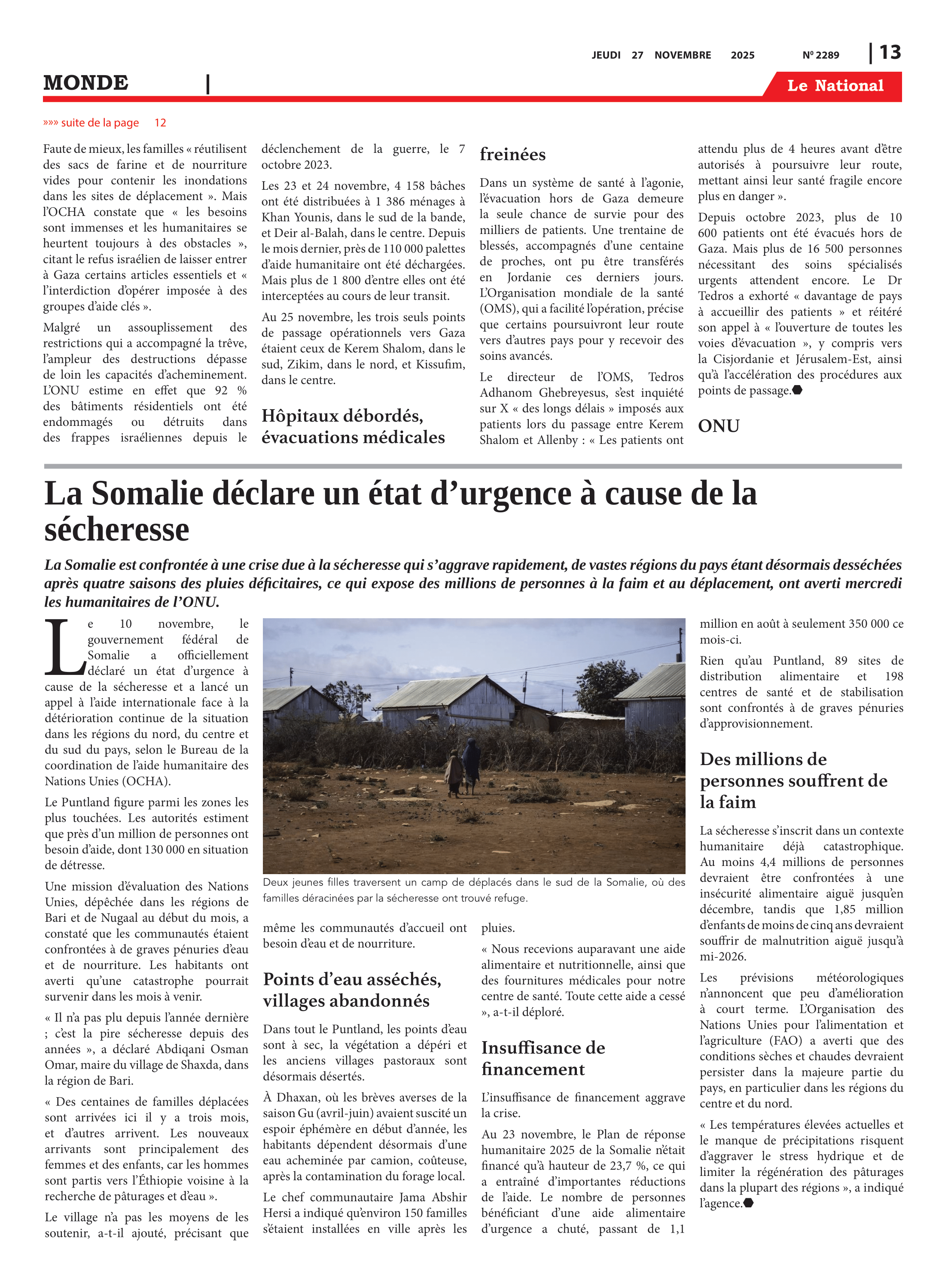 Page 13 de l'édition 2289