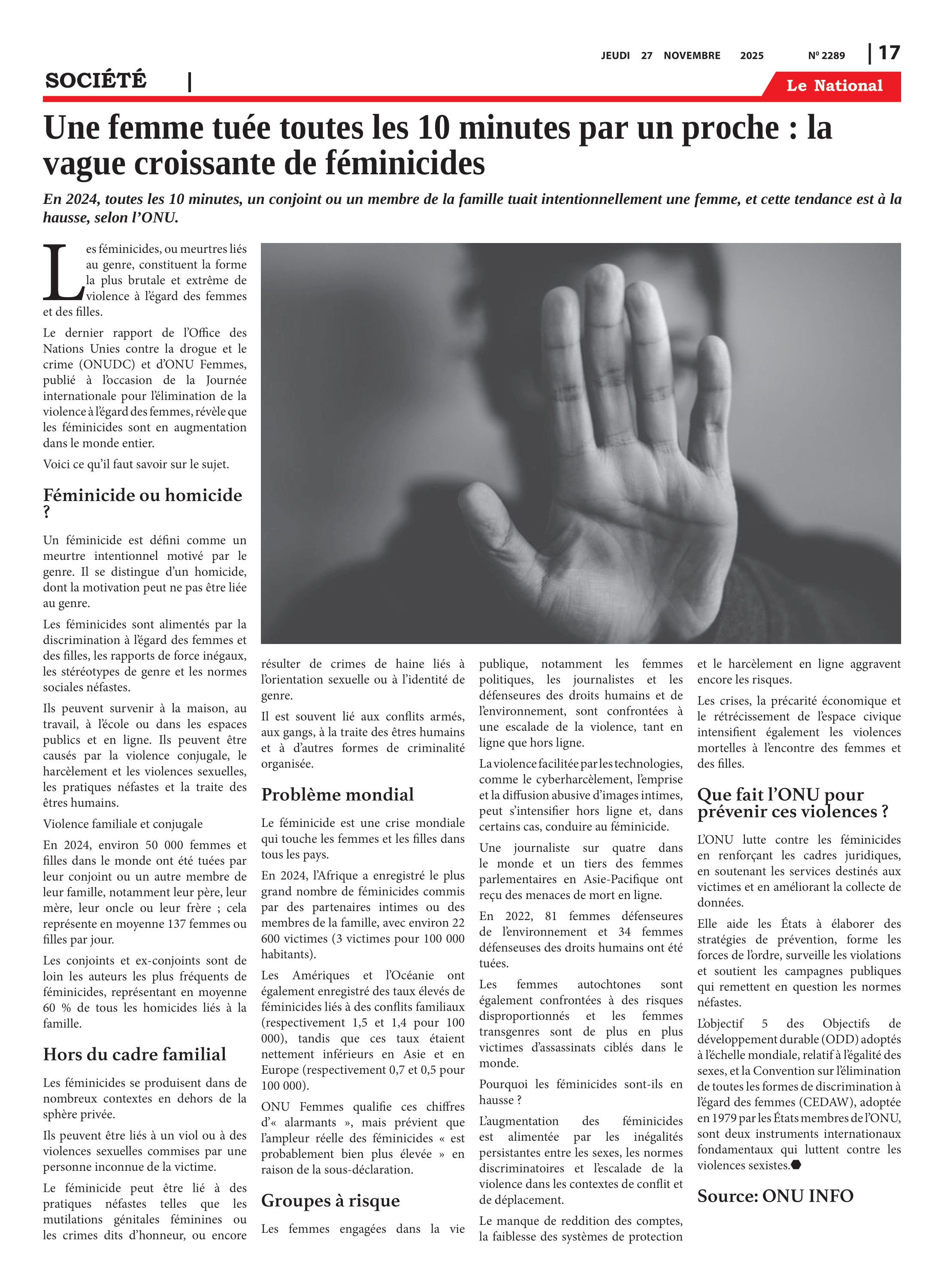 Page 17 de l'édition 2289
