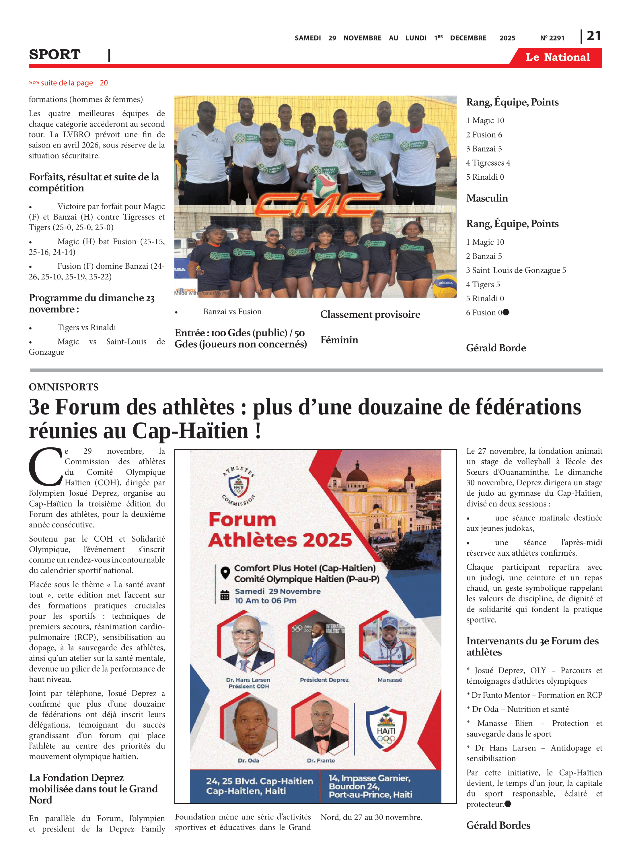Page 21 de l'édition 2291