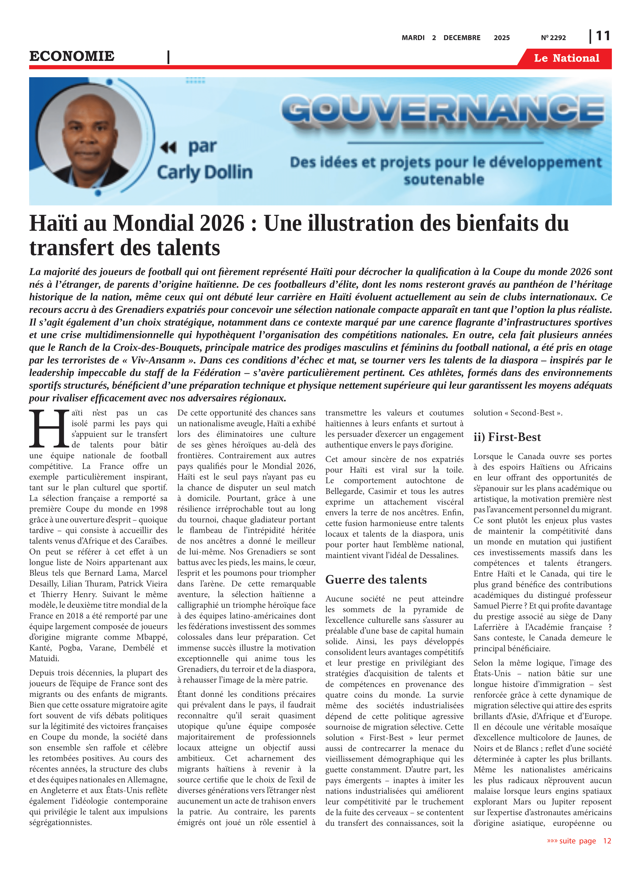 Page 11 de l'édition 2292