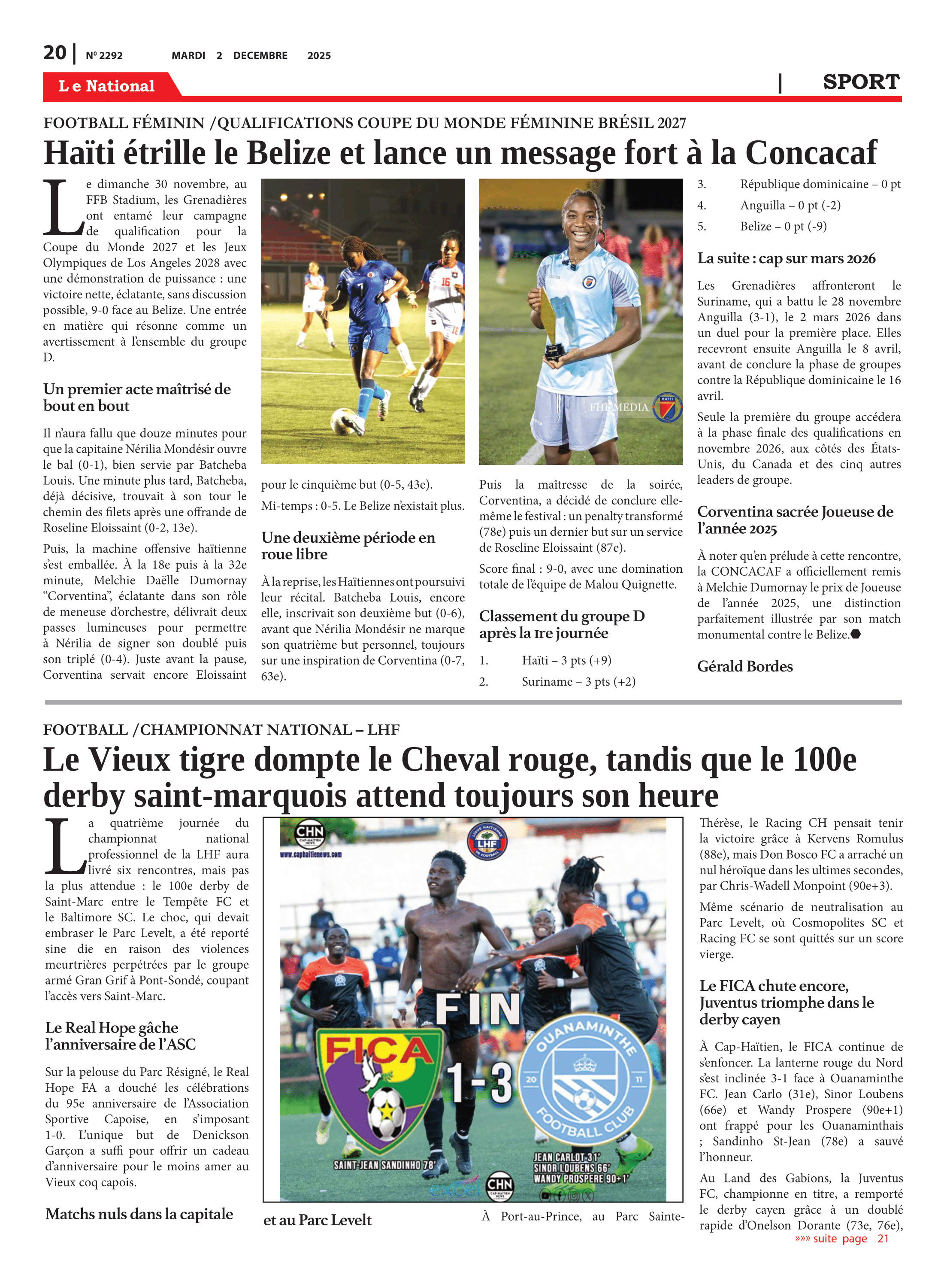 Page 20 de l'édition 2292