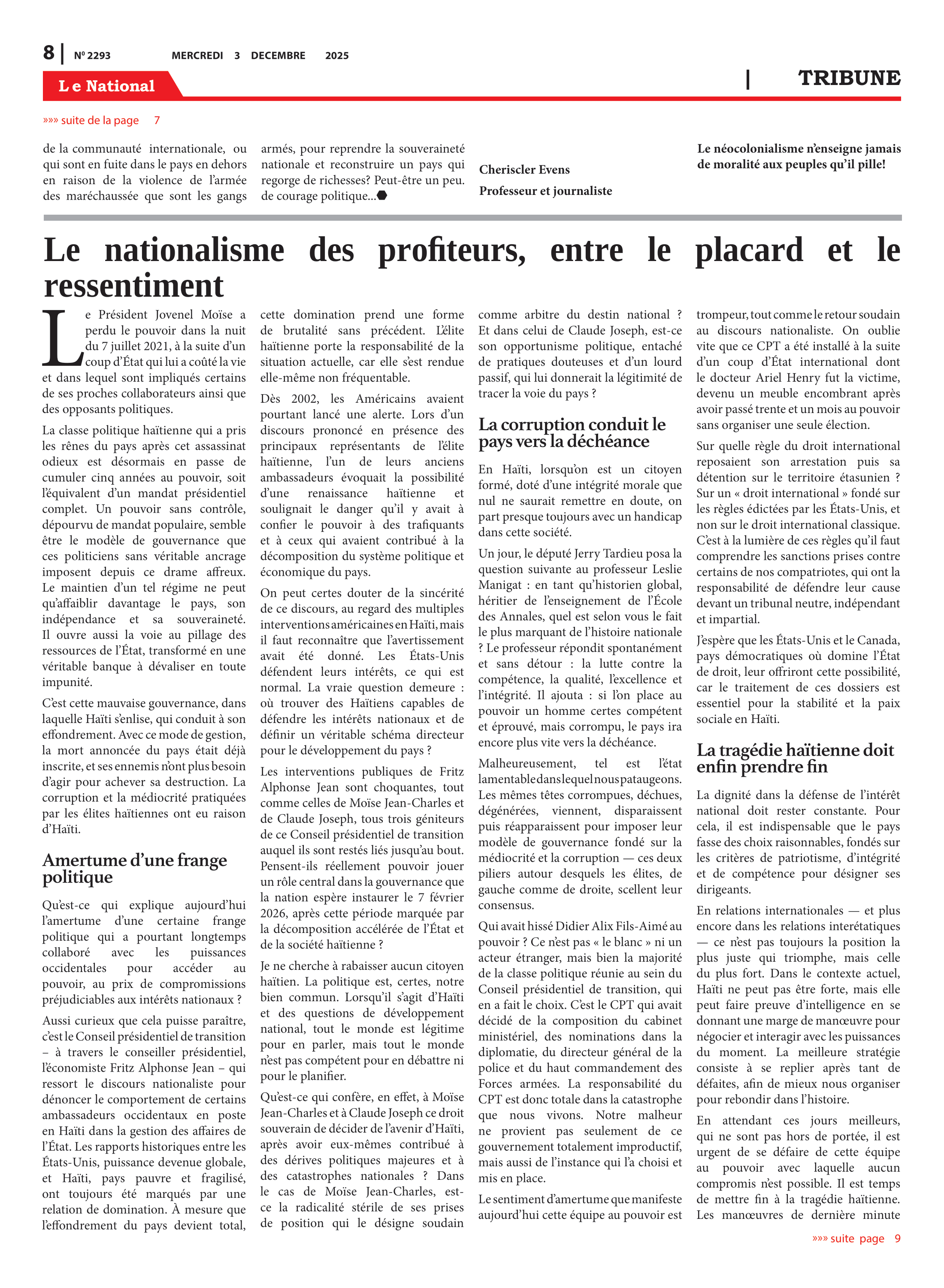 Page 8 de l'édition 2293