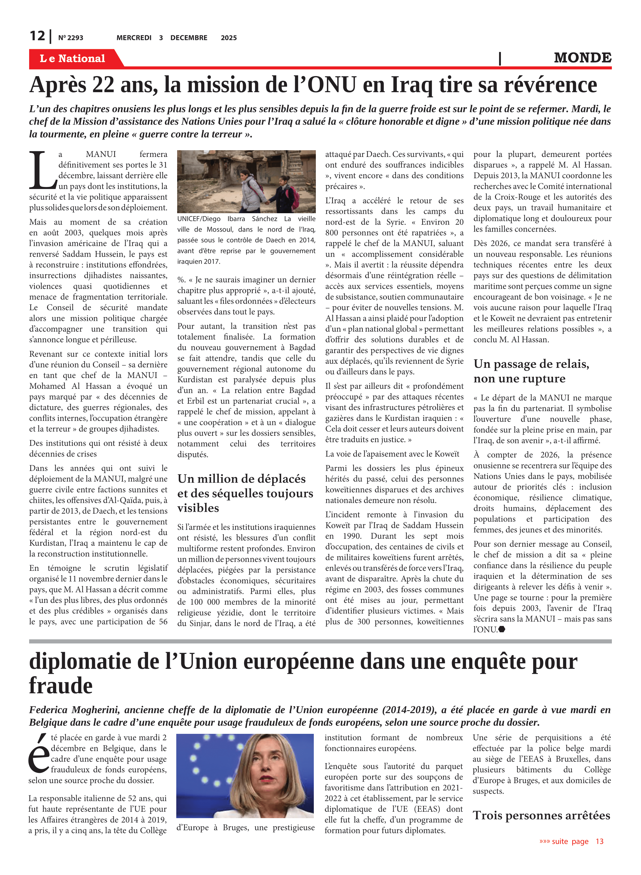 Page 12 de l'édition 2293