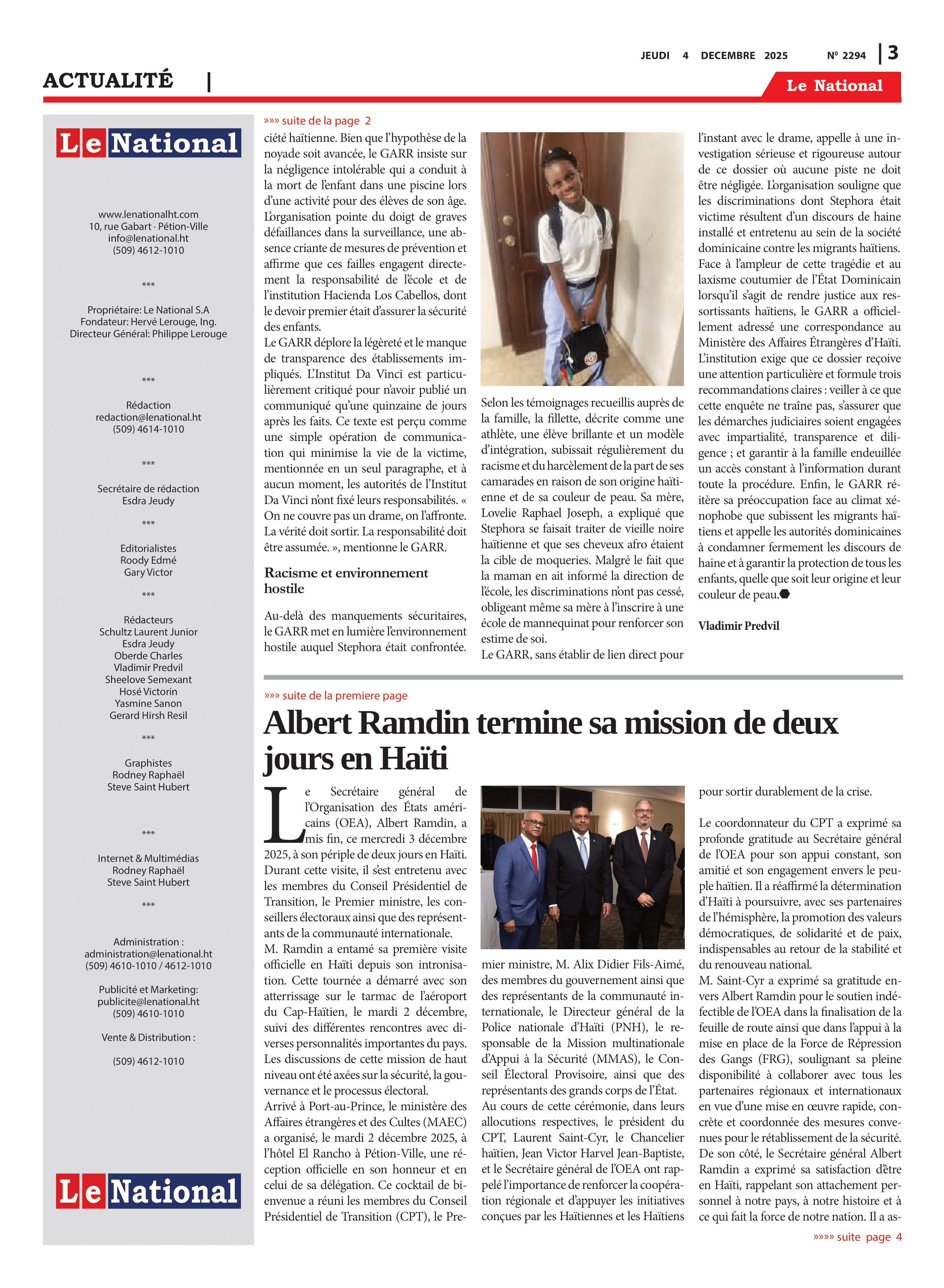 Page 3 de l'édition 2294