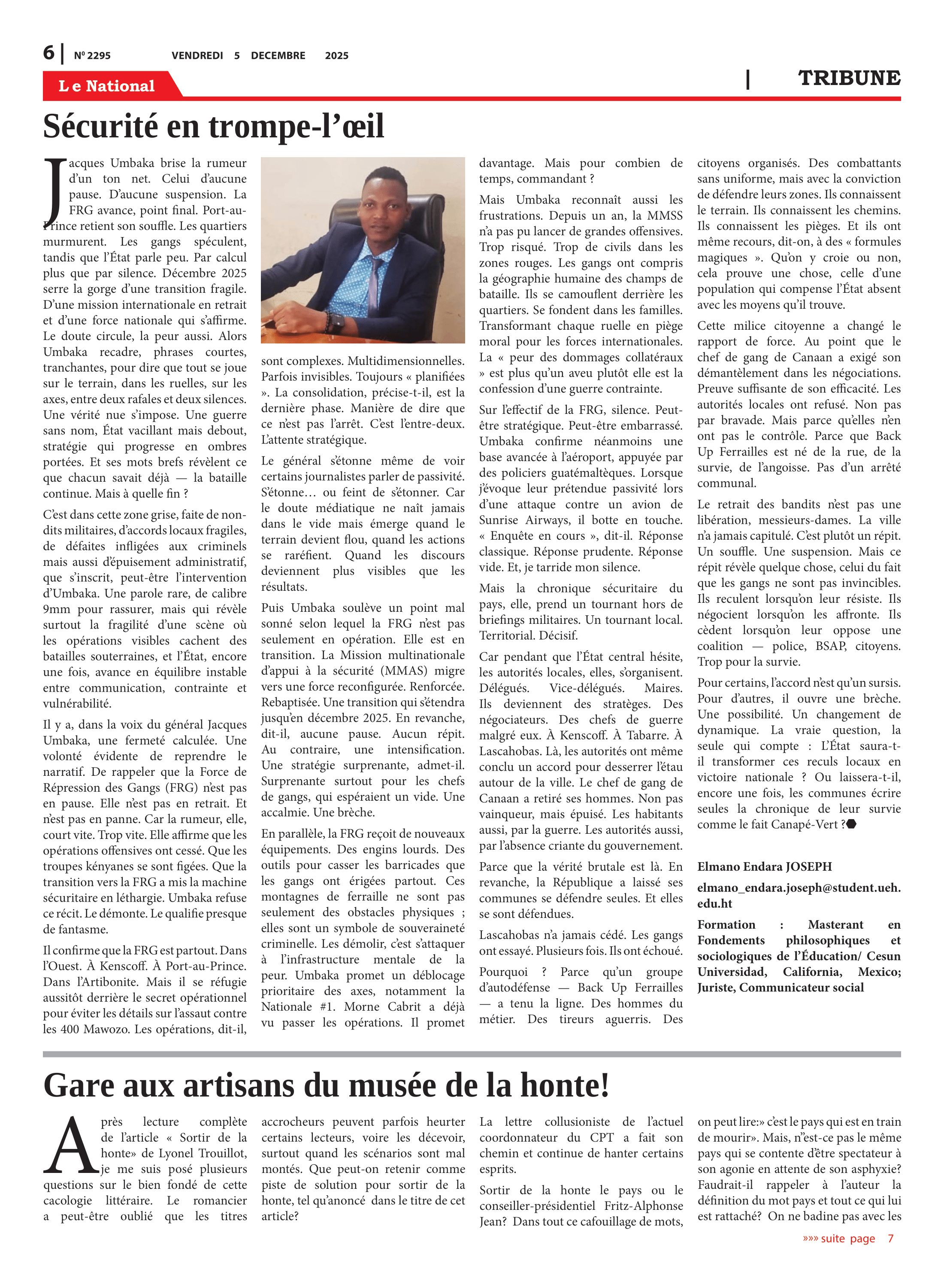 Page 6 de l'édition 2295