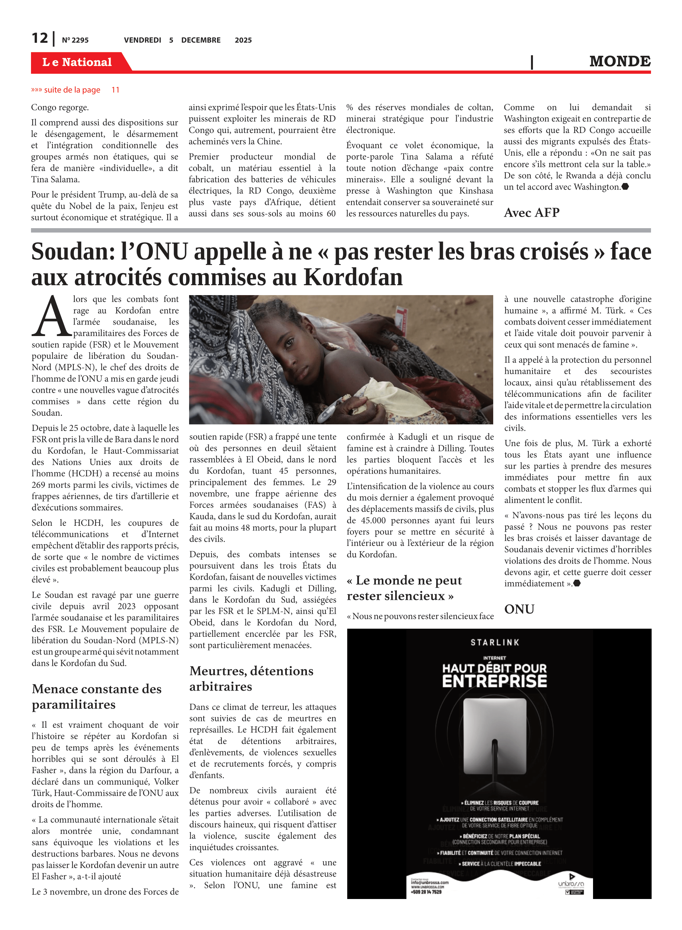 Page 12 de l'édition 2295