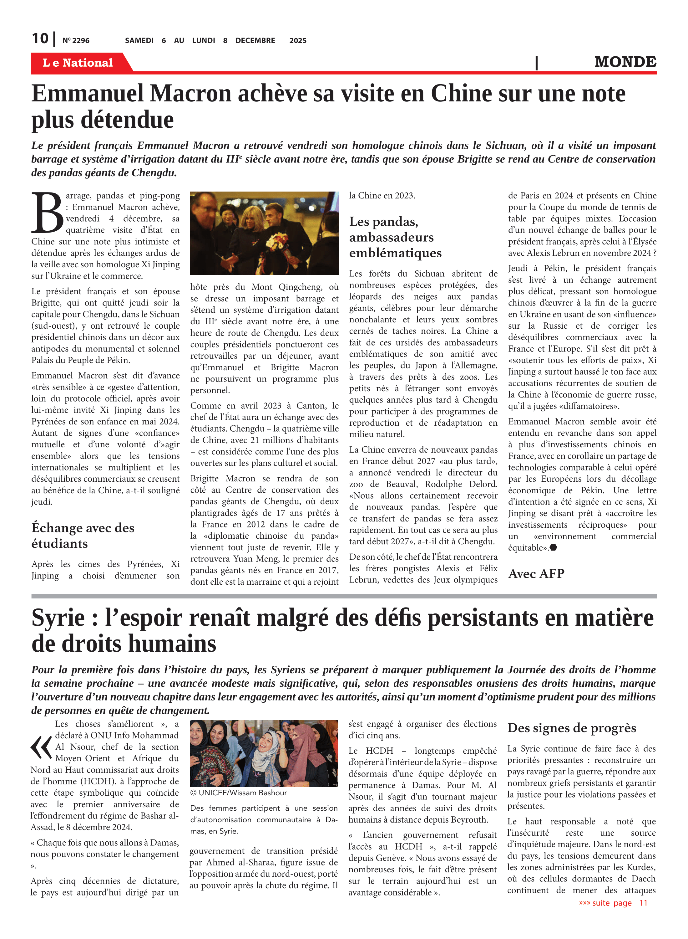 Page 10 de l'édition 2296