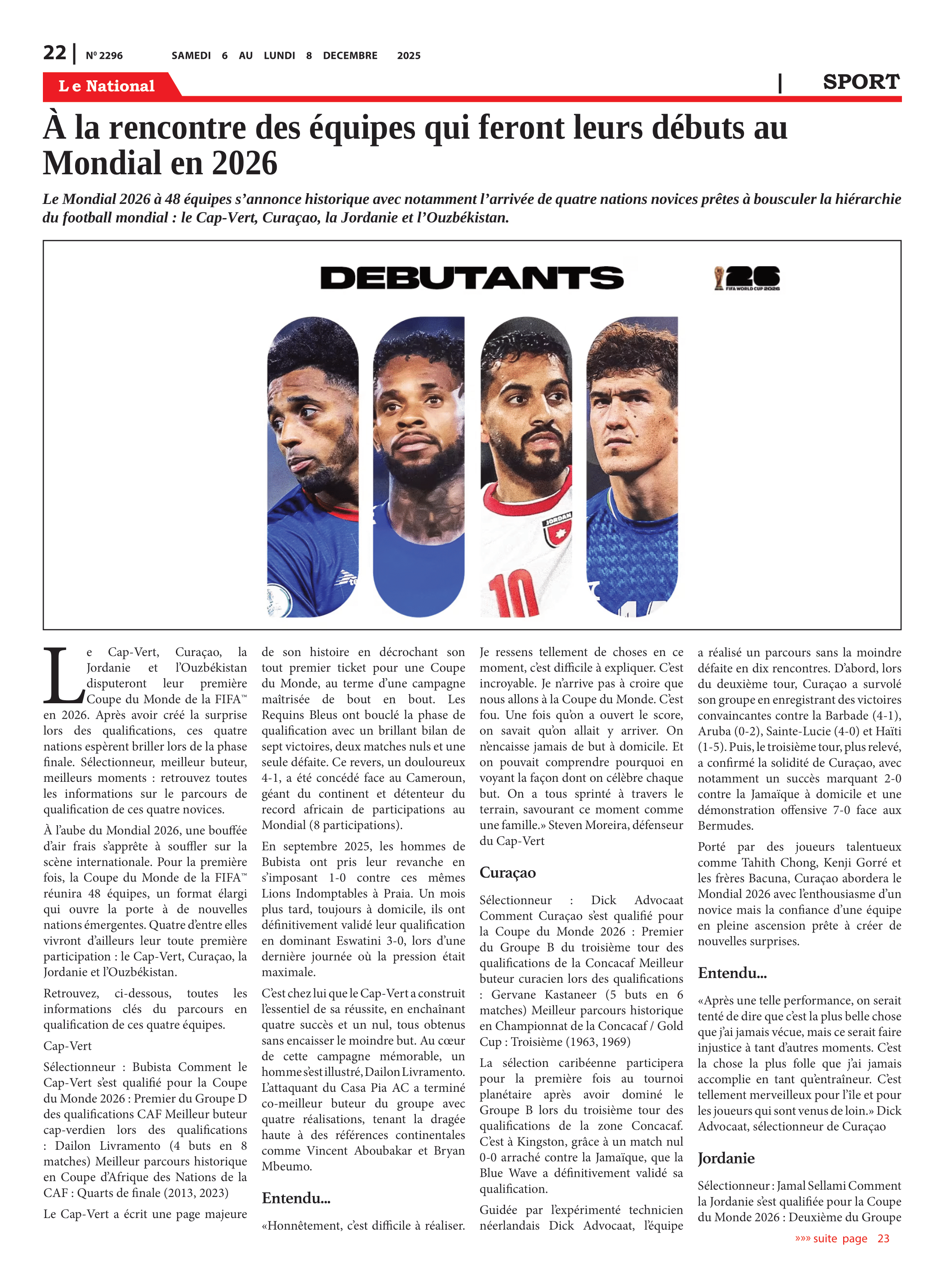 Page 22 de l'édition 2296