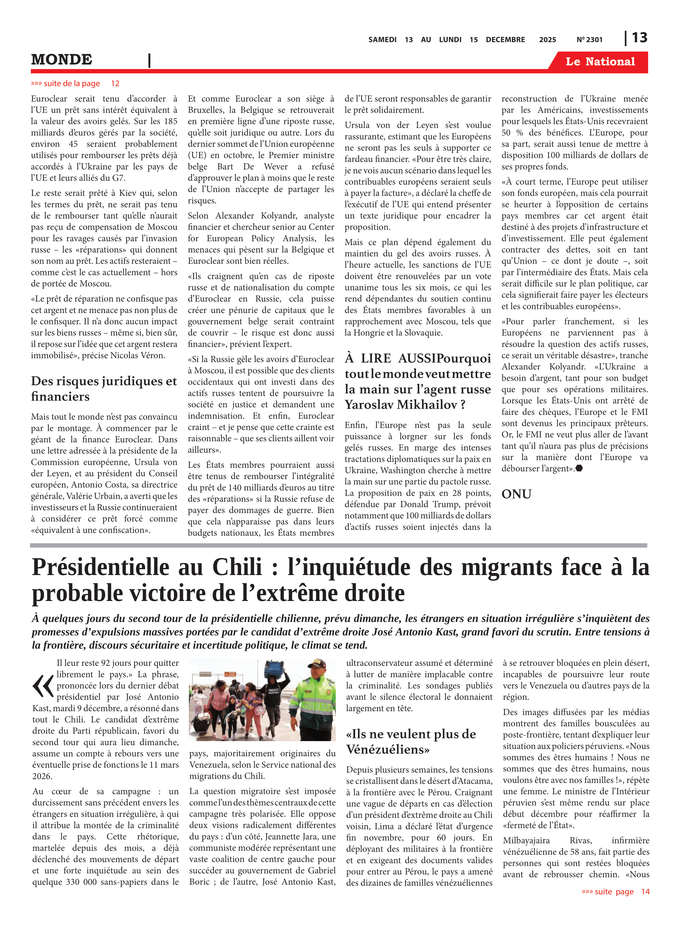 Page 13 de l'édition 2301