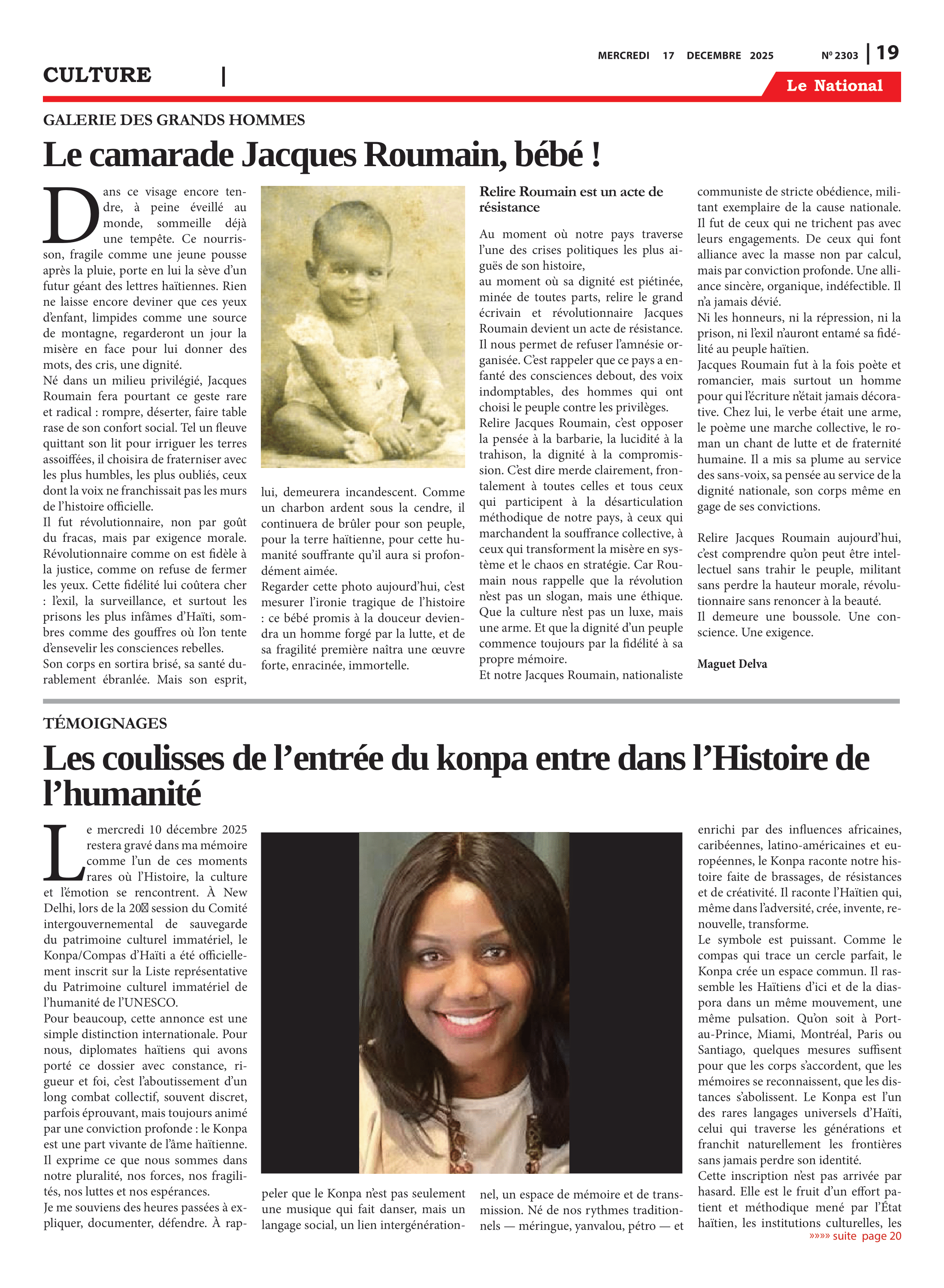 Page 19 de l'édition 2303