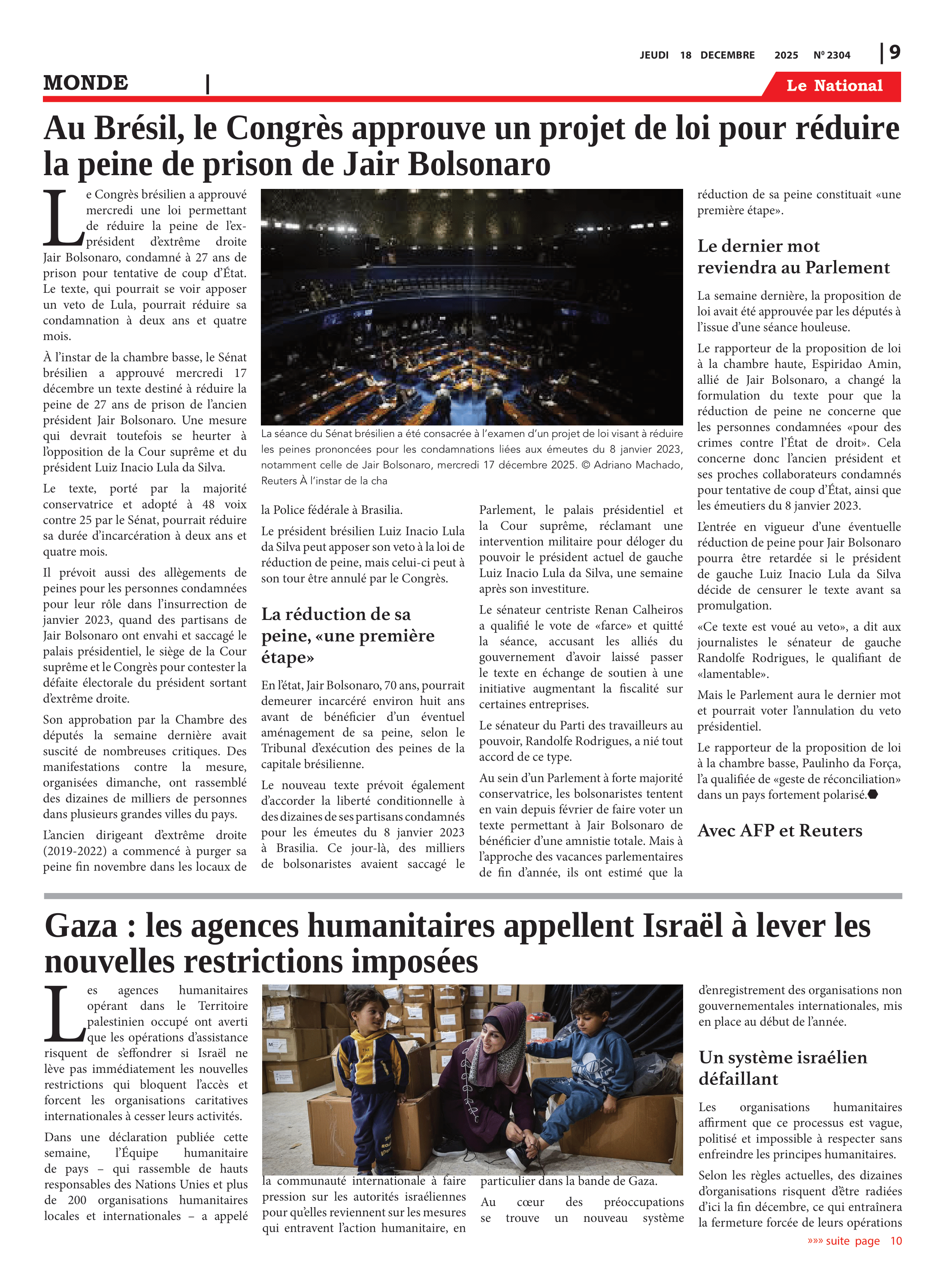 Page 9 de l'édition 2304