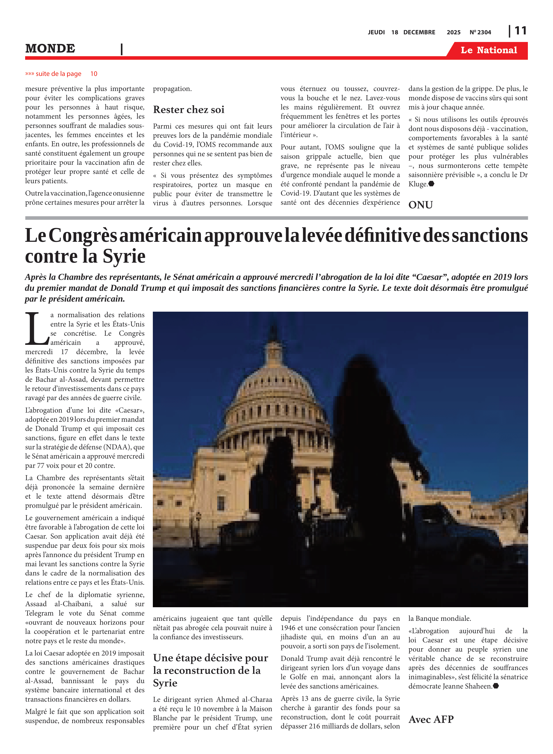 Page 11 de l'édition 2304