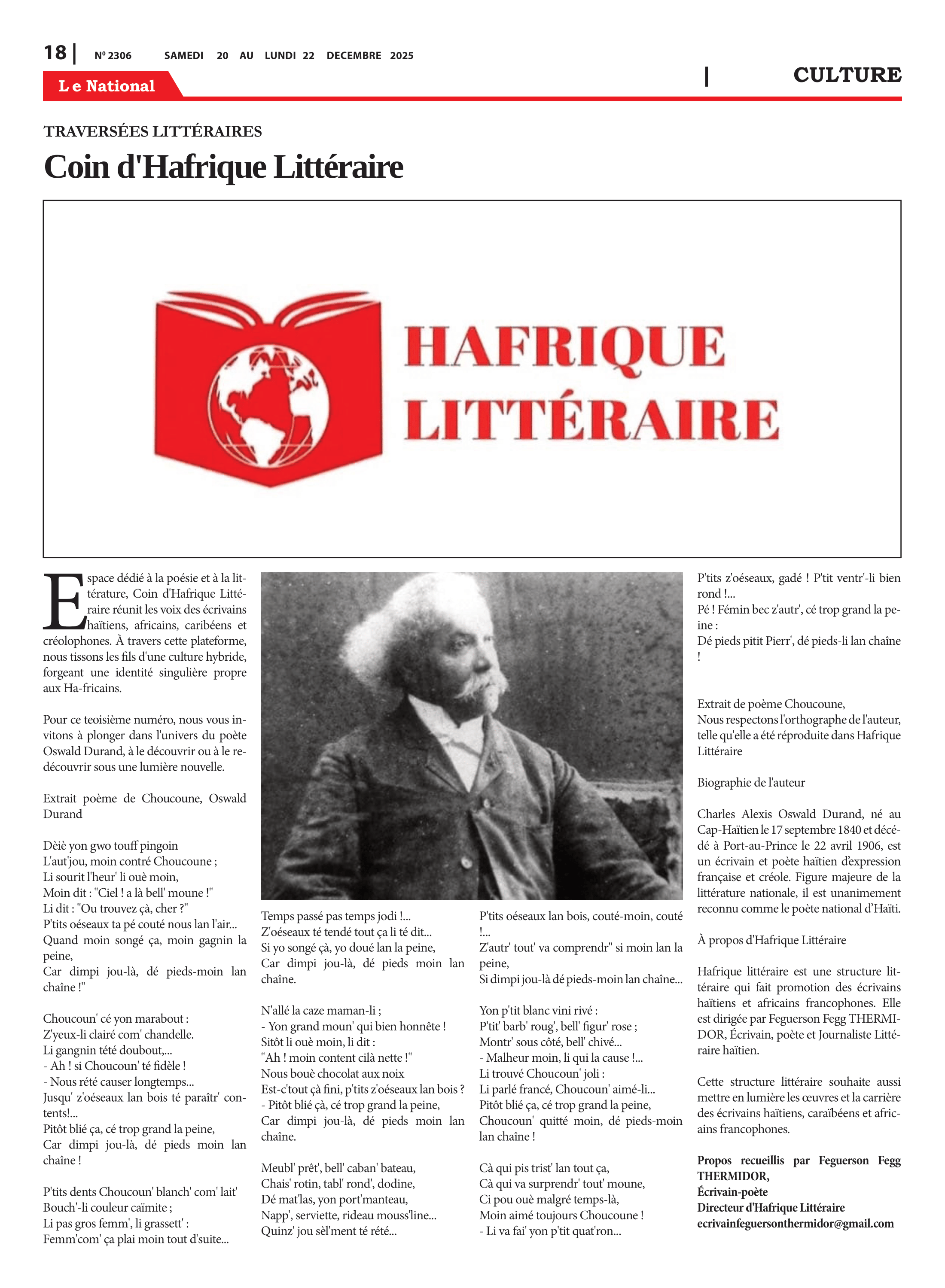 Page 18 de l'édition 2306