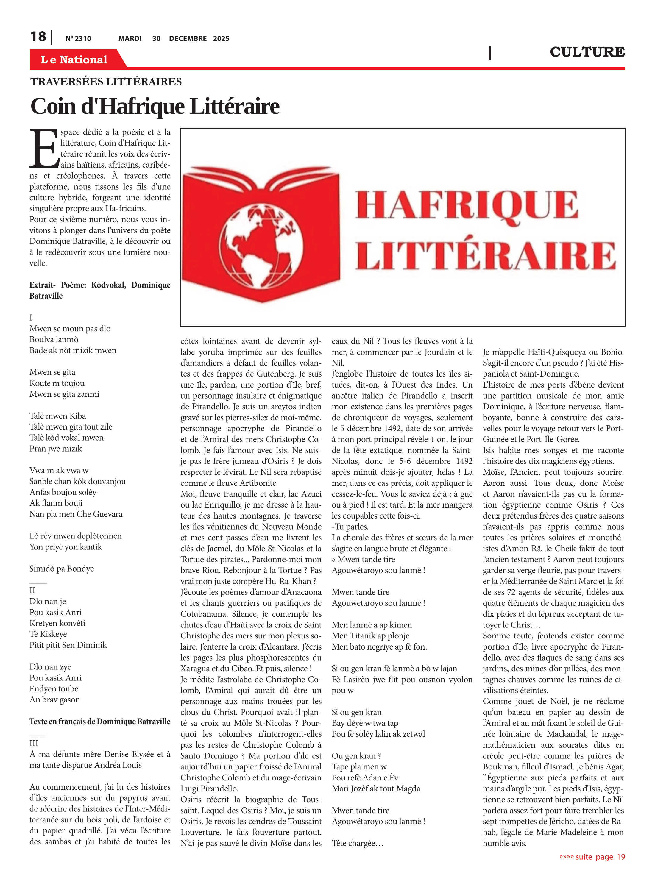 Page 18 de l'édition 2310