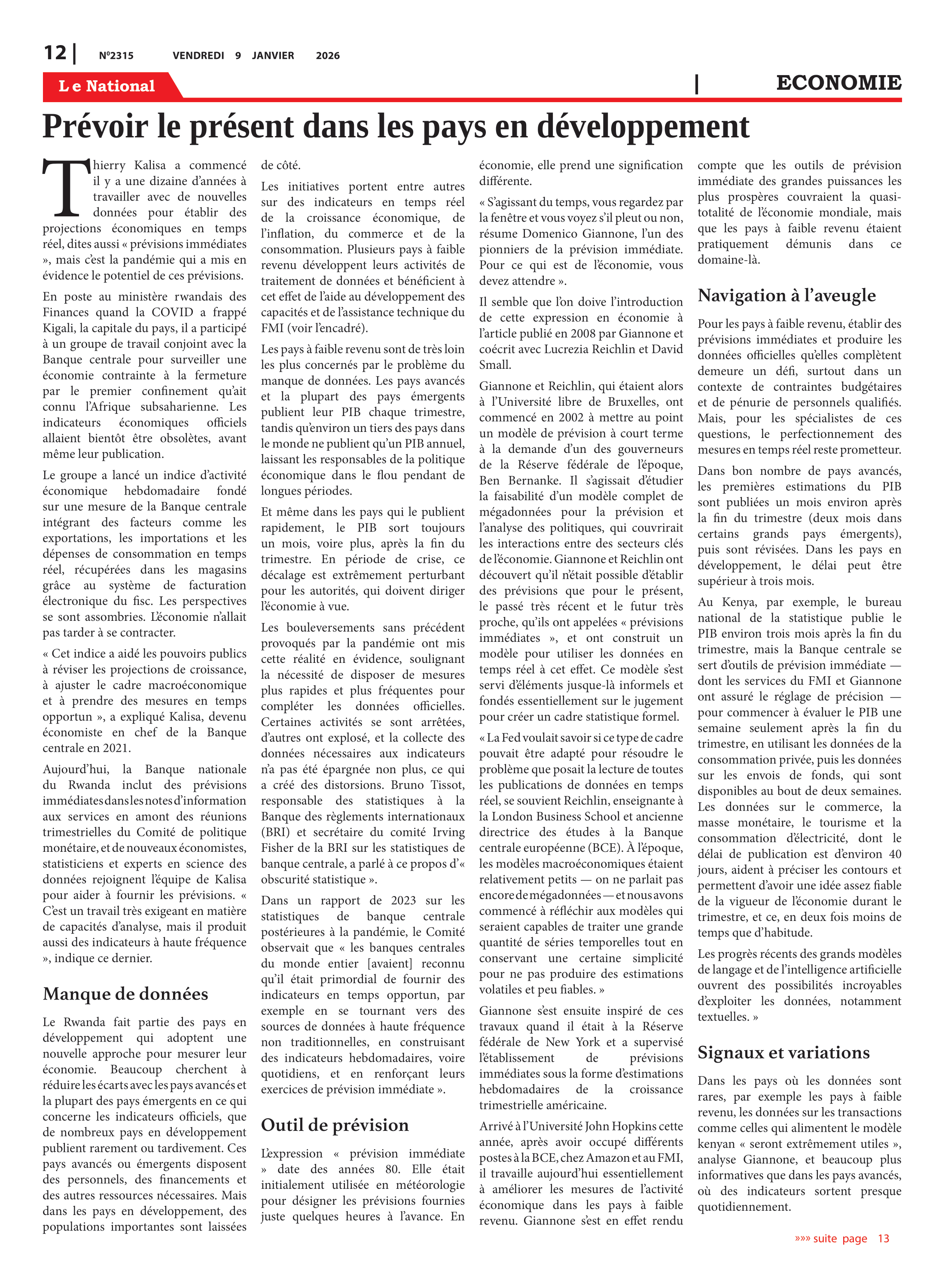 Page 12 de l'édition 2315