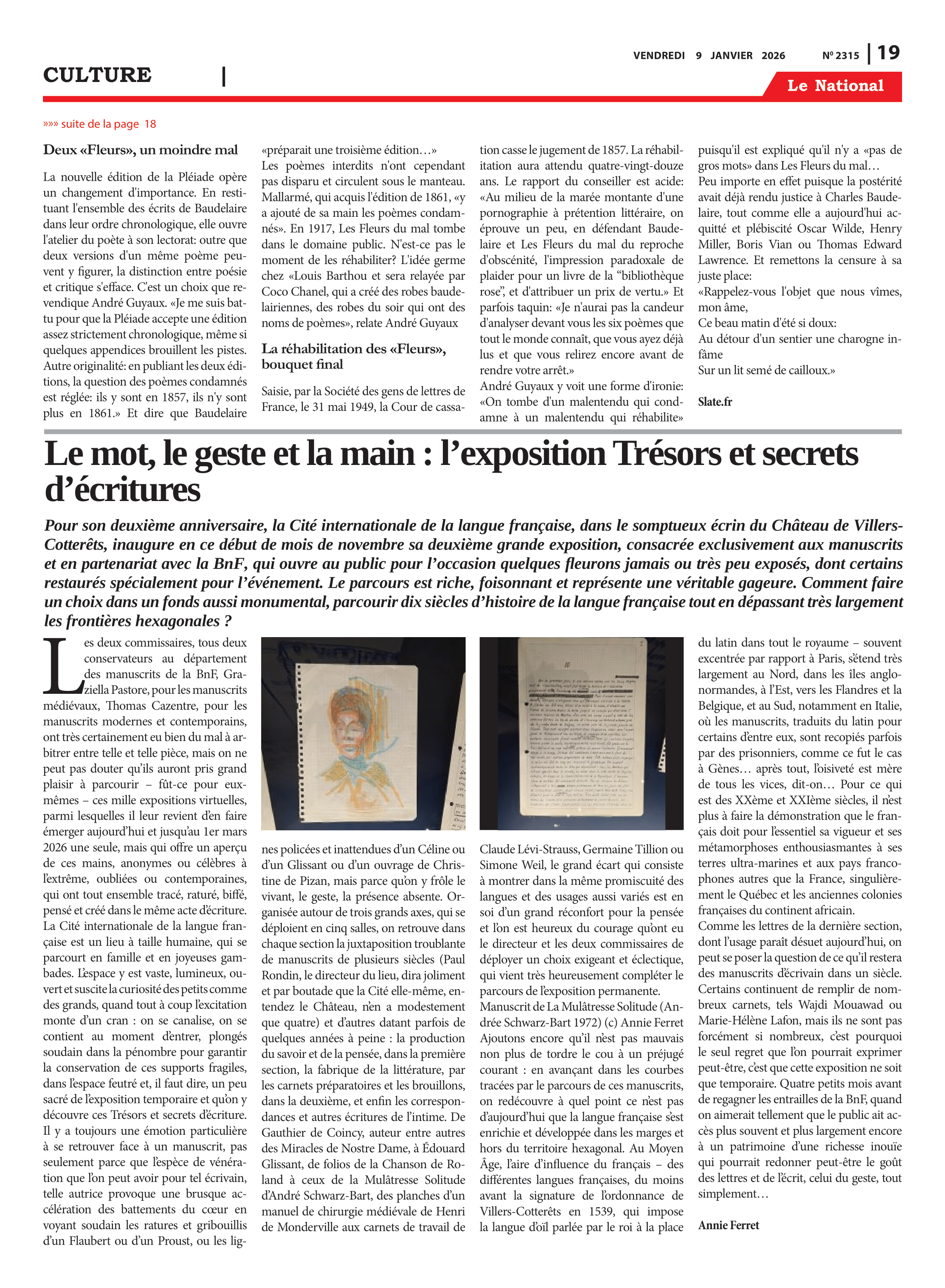 Page 19 de l'édition 2315