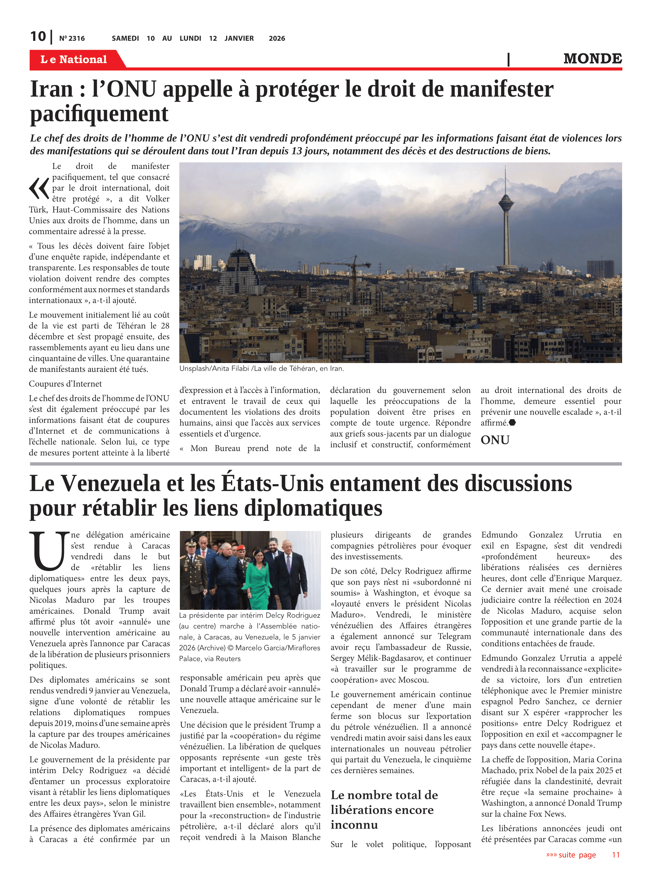 Page 10 de l'édition 2316