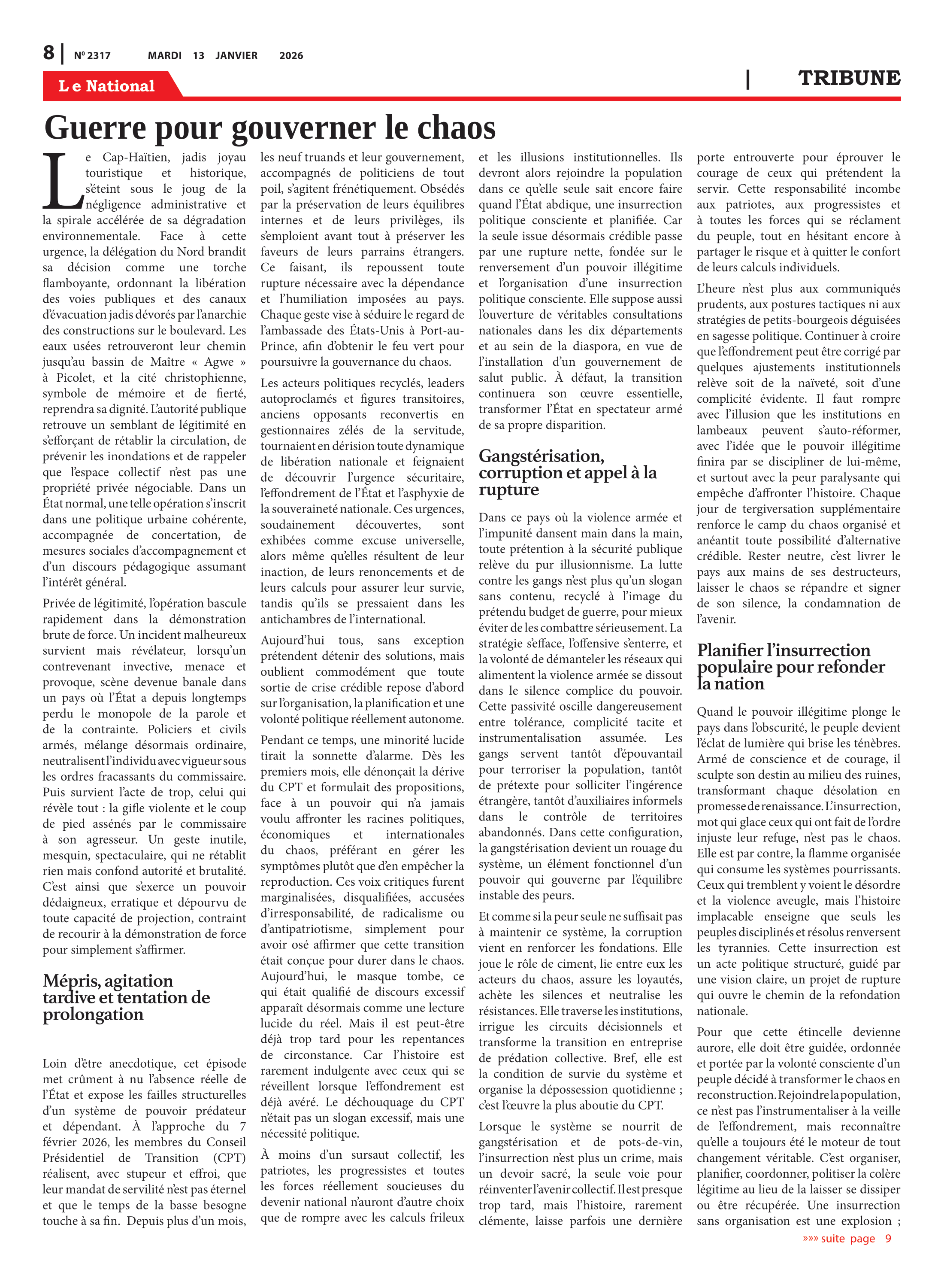 Page 8 de l'édition 2317
