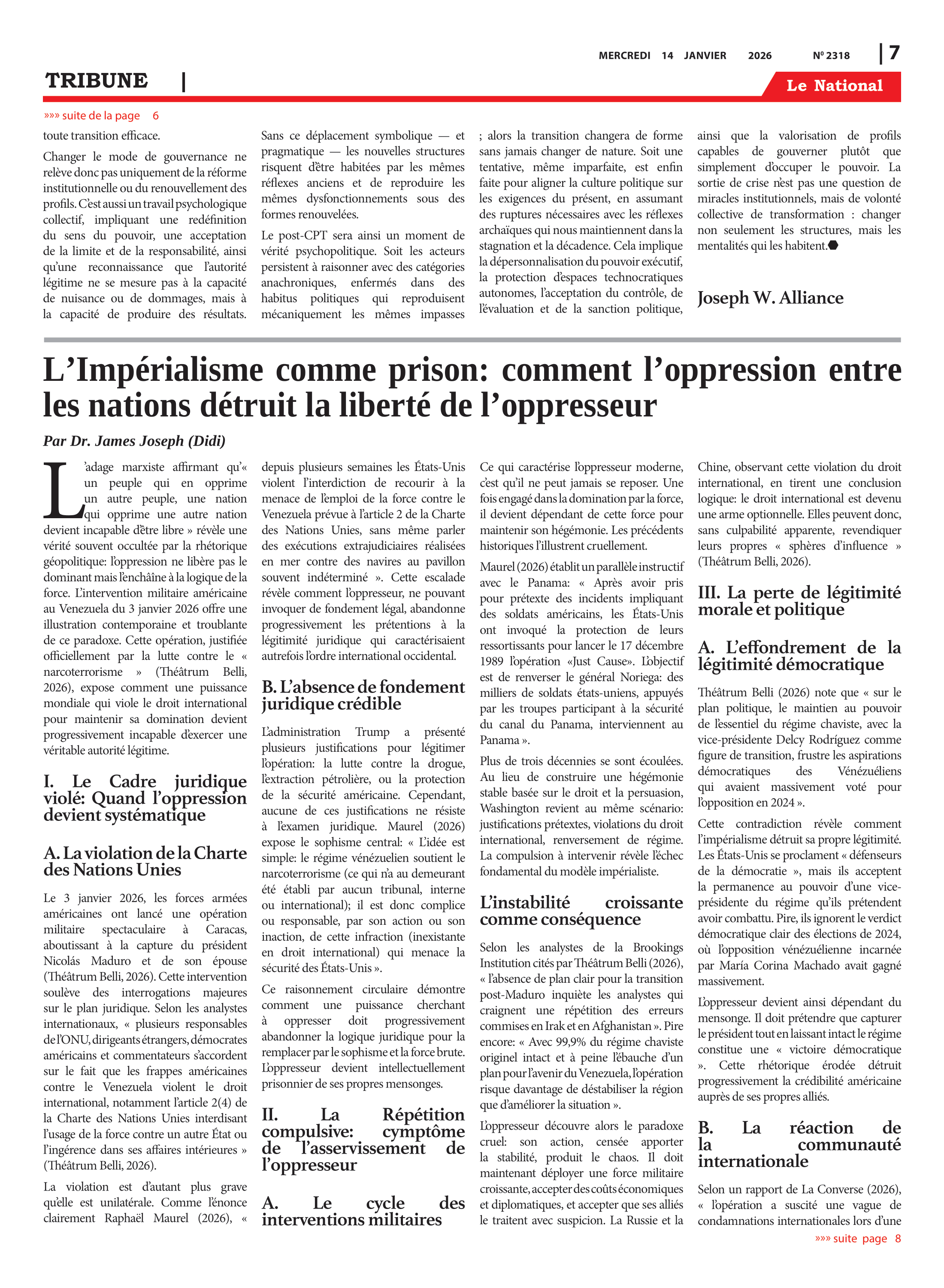 Page 7 de l'édition 2318