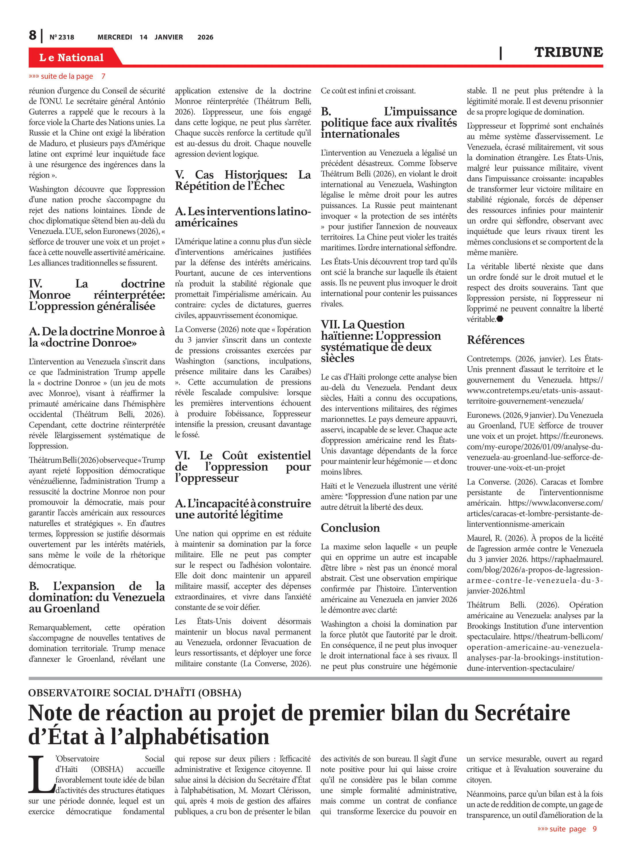 Page 8 de l'édition 2318