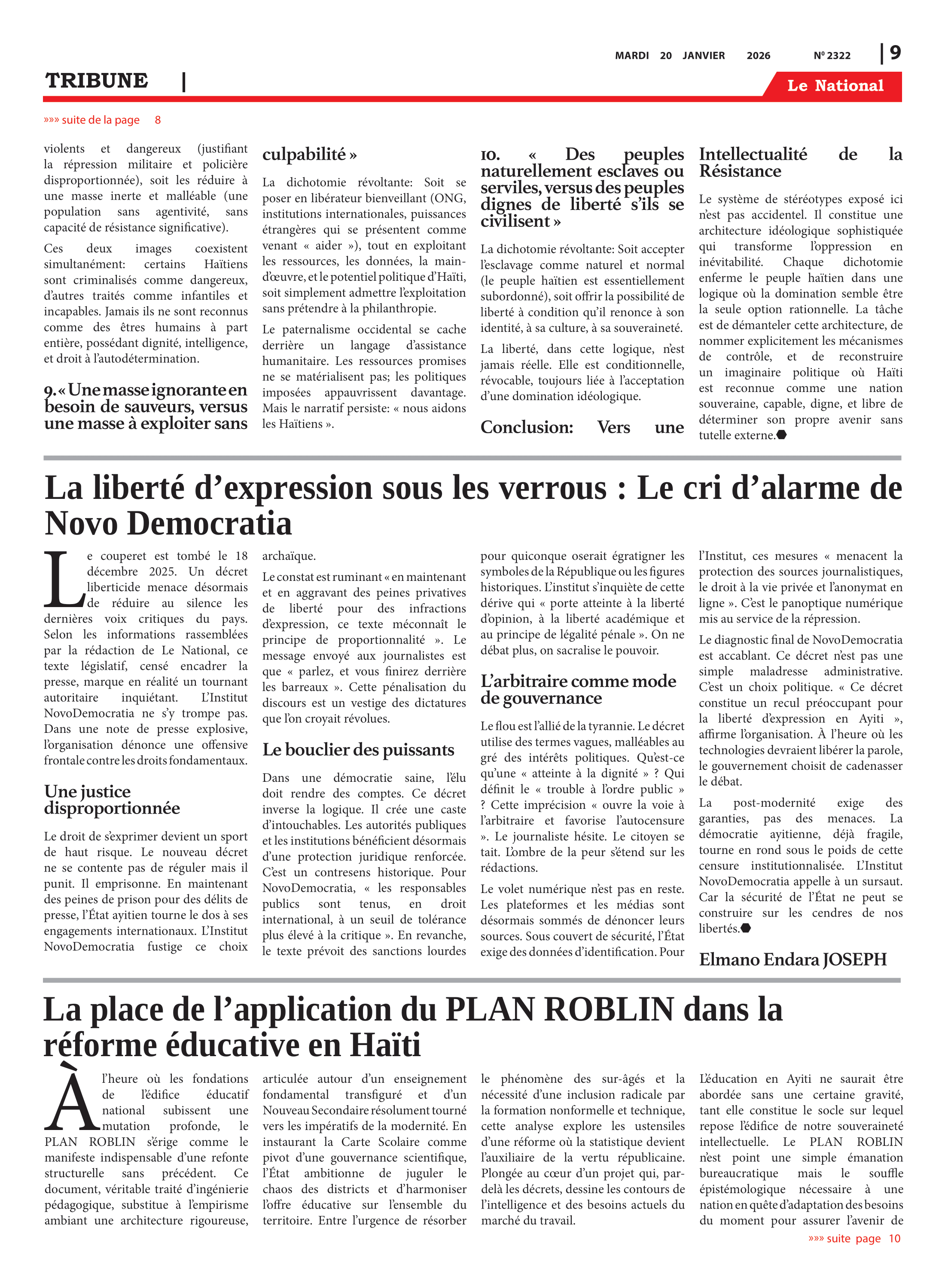 Page 9 de l'édition 2322