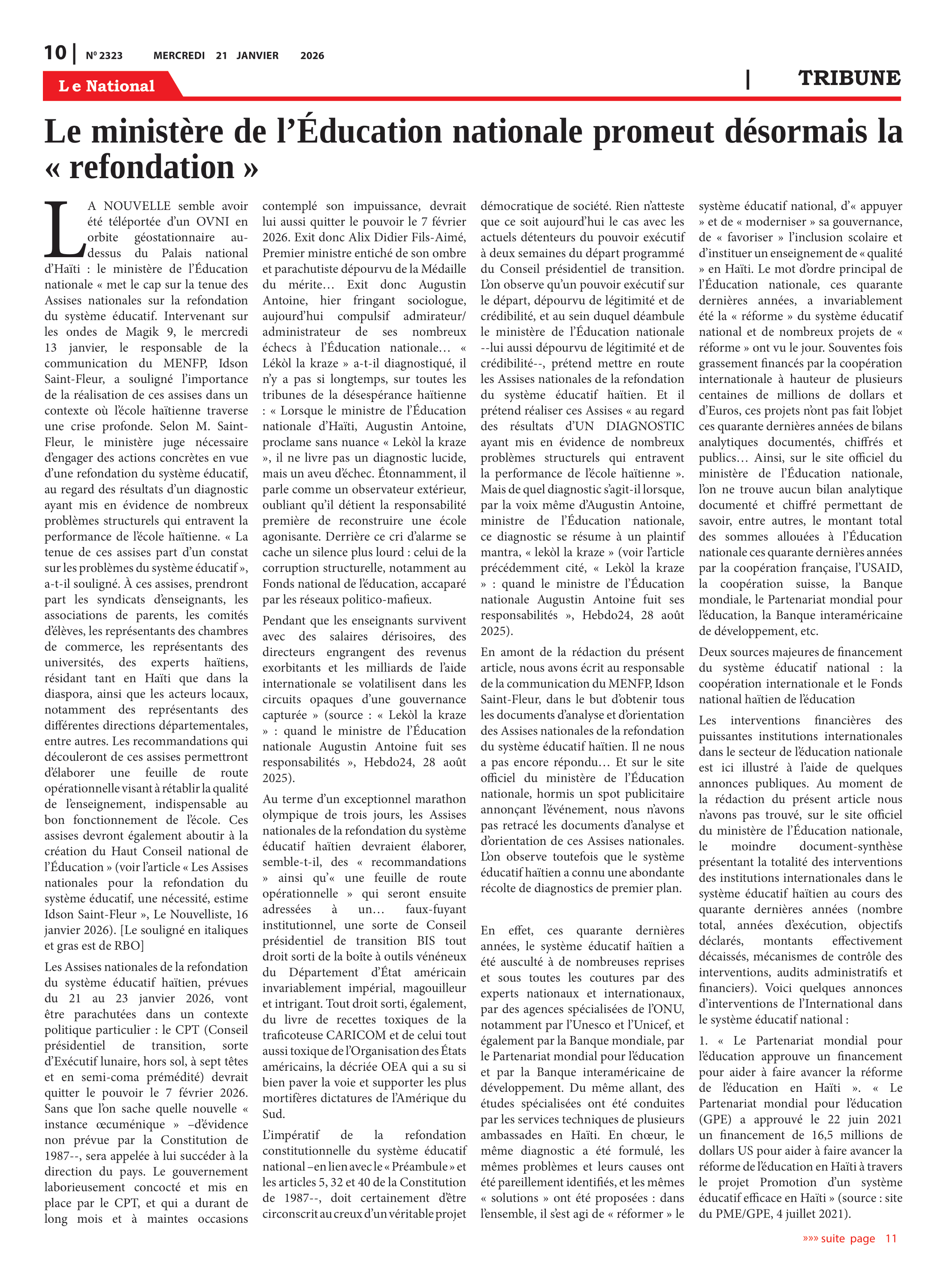 Page 10 de l'édition 2323