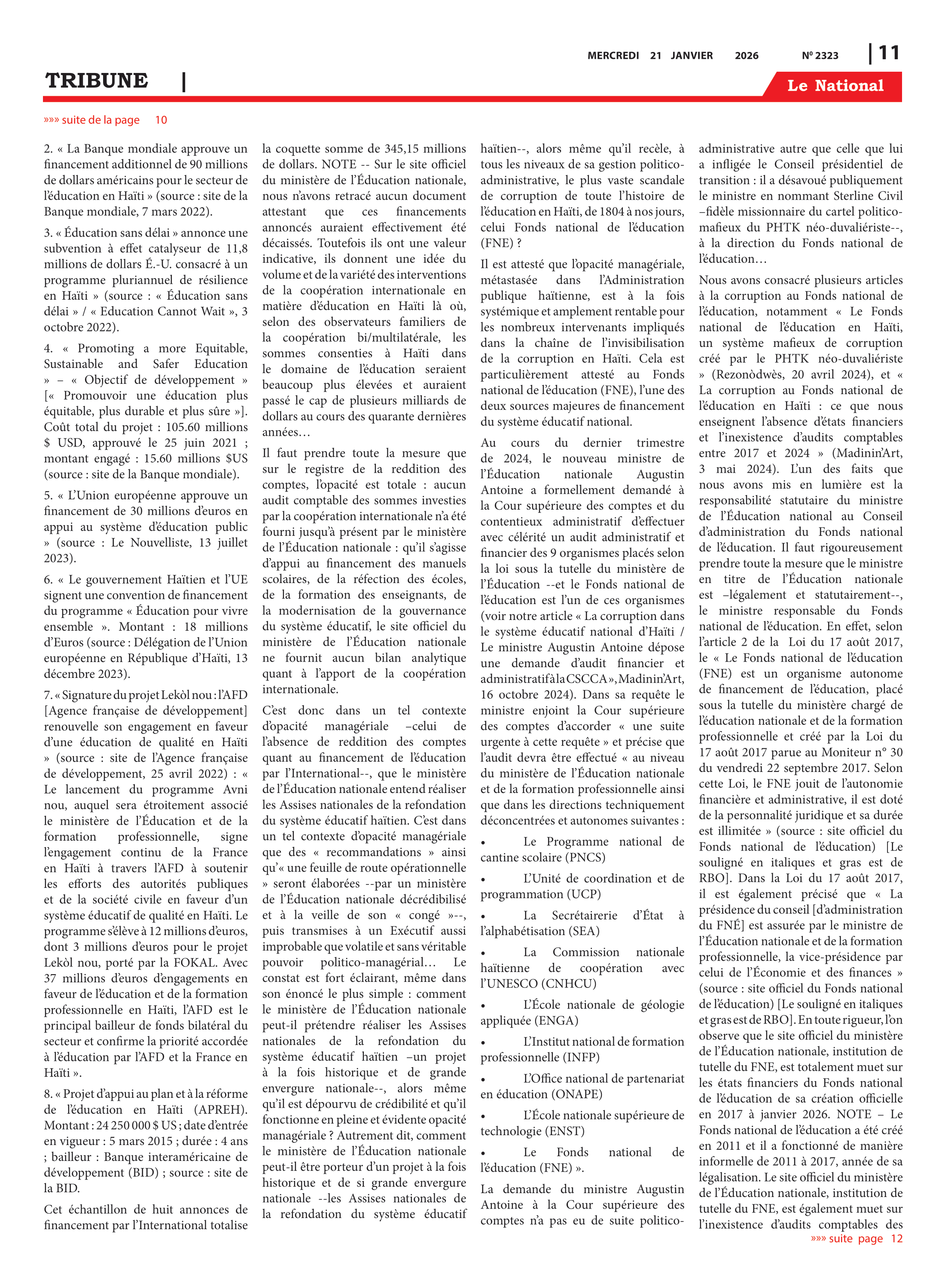 Page 11 de l'édition 2323