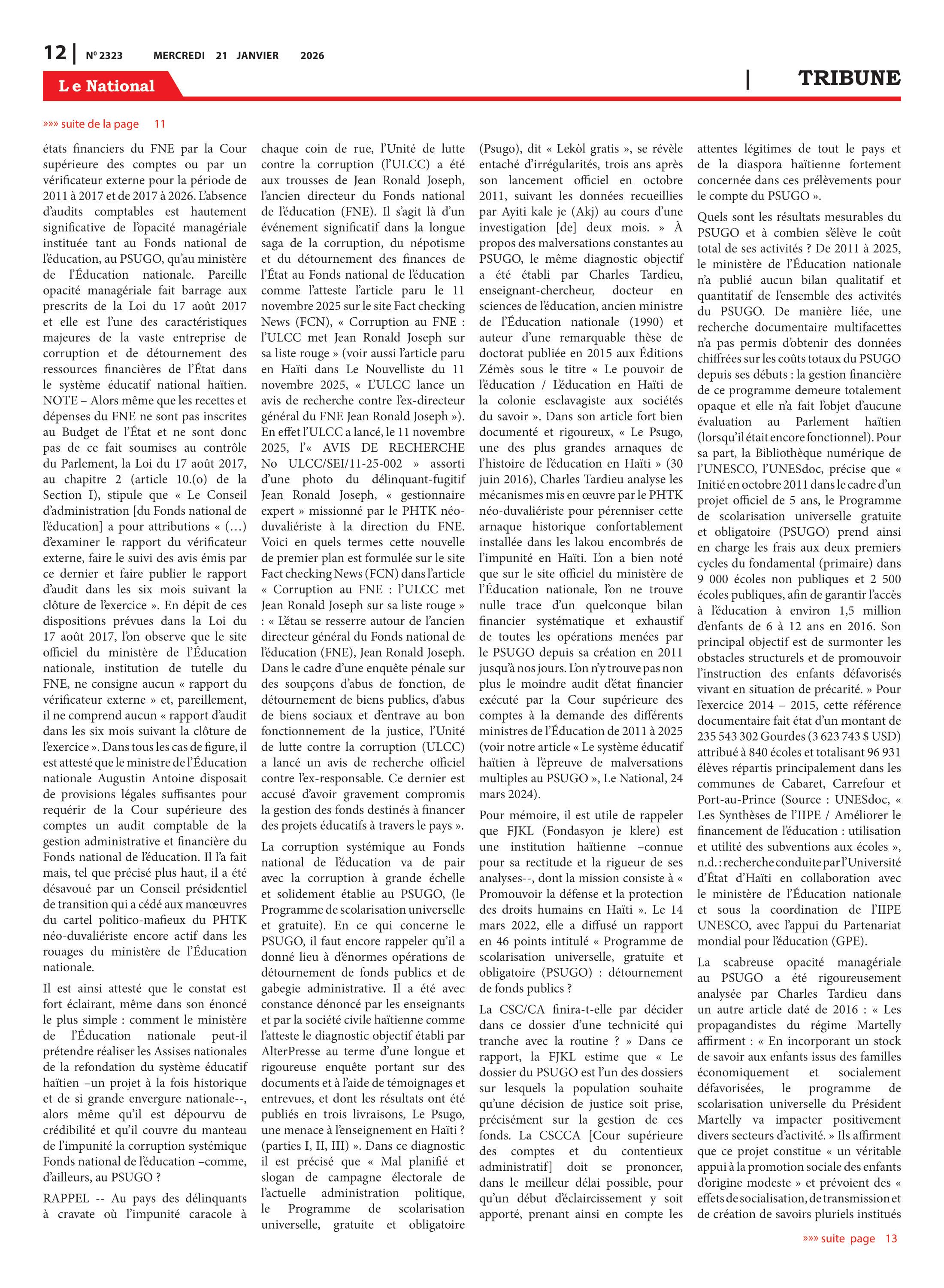Page 12 de l'édition 2323