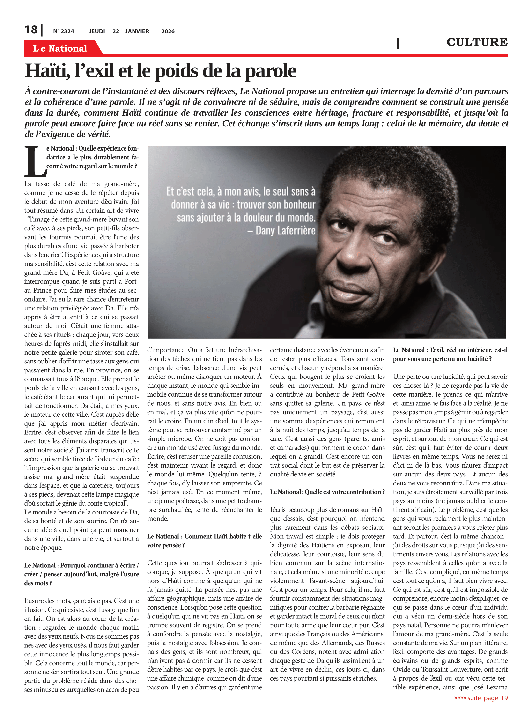 Page 18 de l'édition 2324