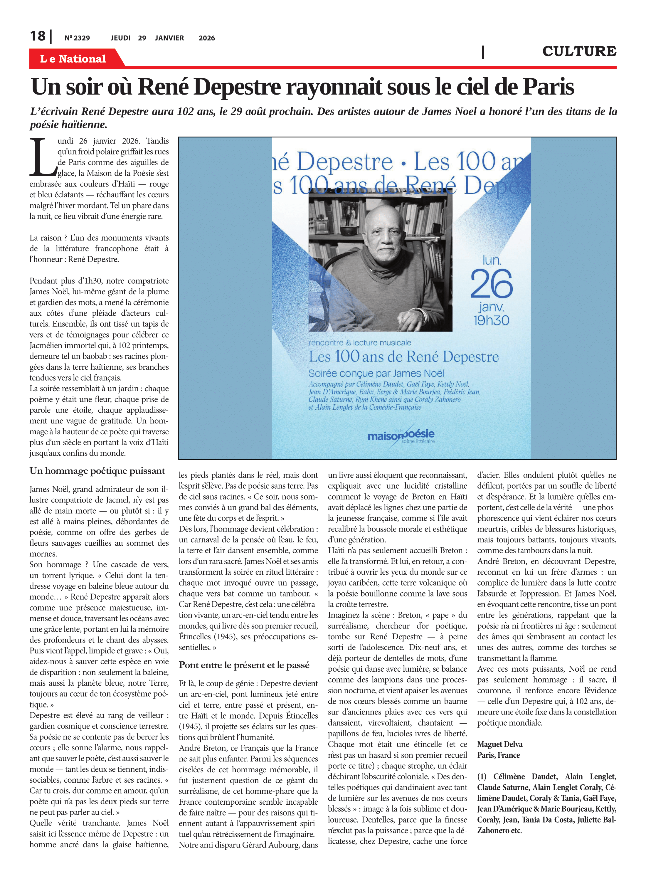 Page 18 de l'édition 2329