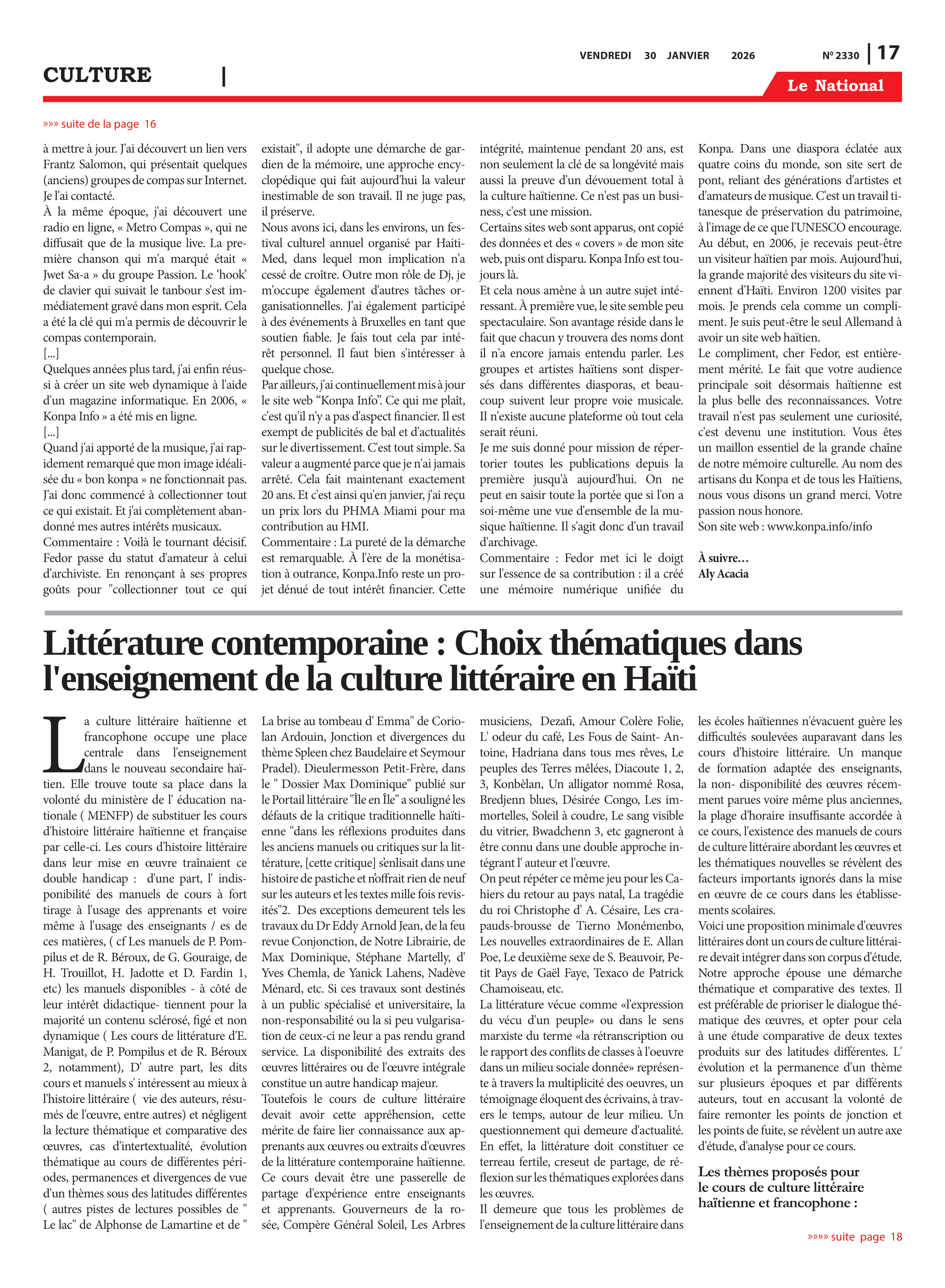 Page 17 de l'édition 2330