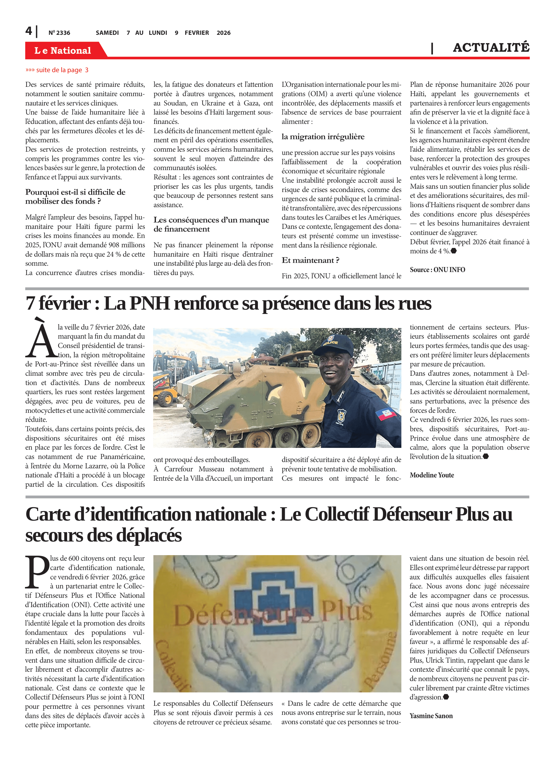 Page 4 de l'édition 2336