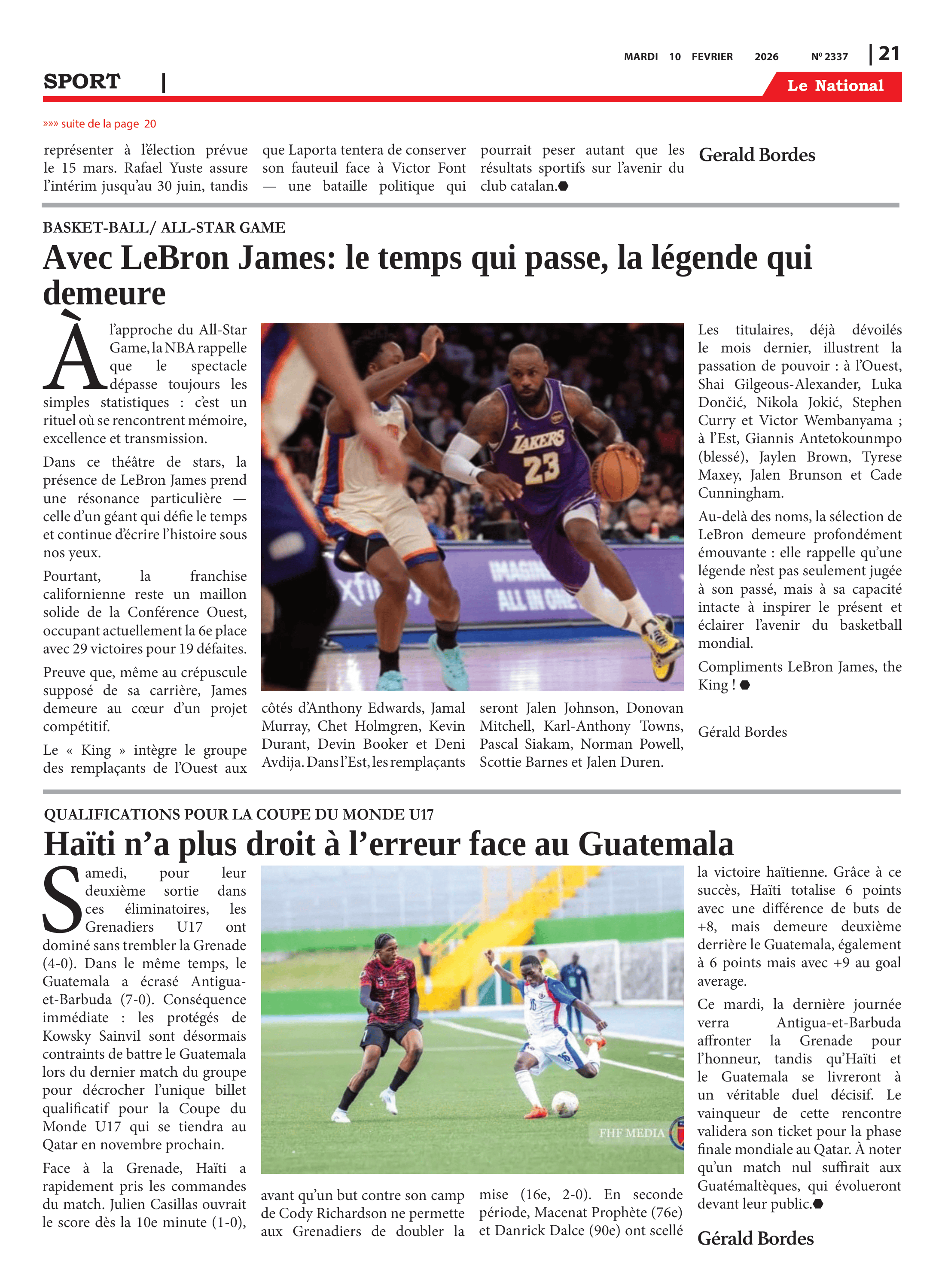 Page 21 de l'édition 2337
