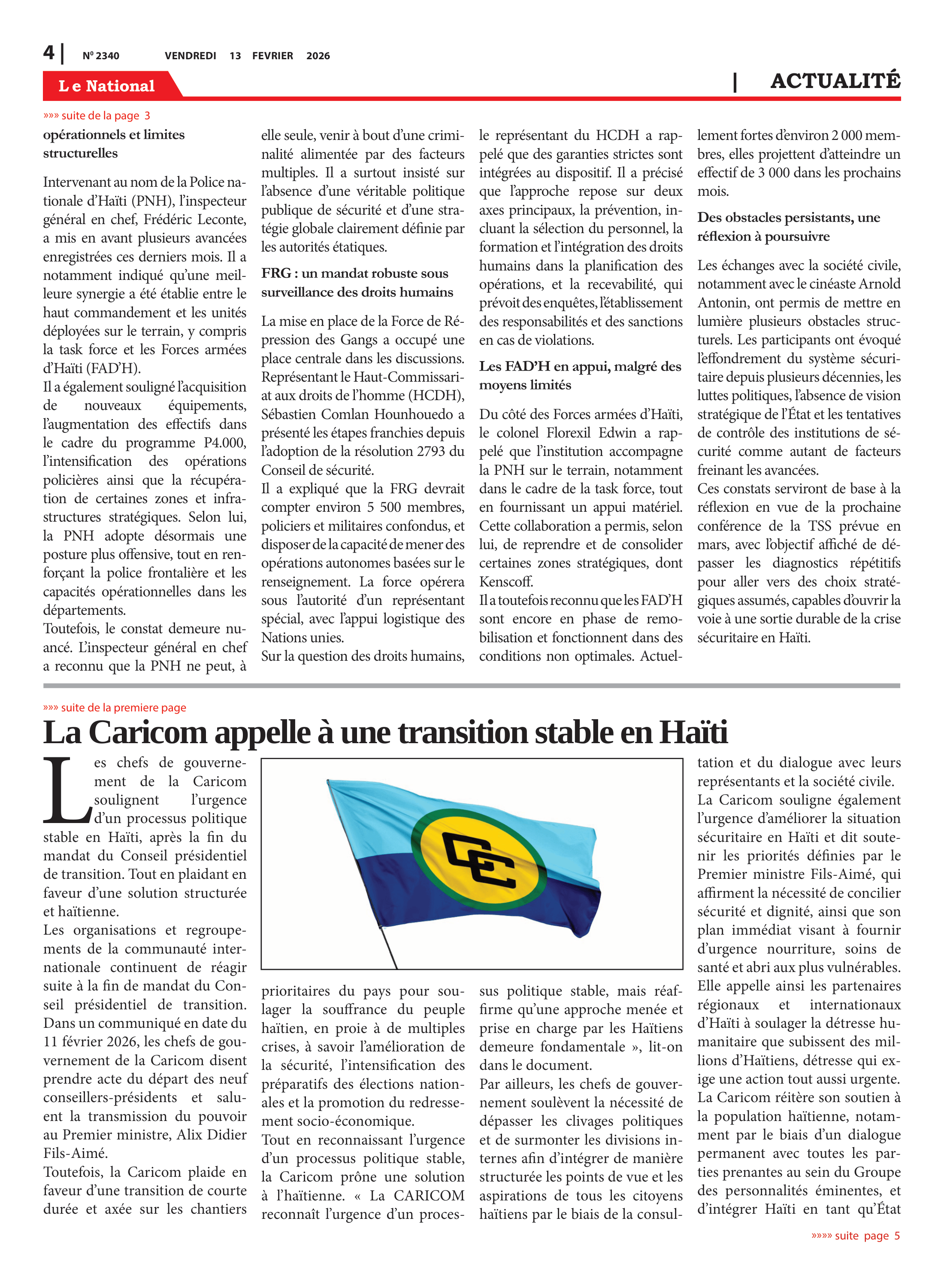 Page 4 de l'édition 2340