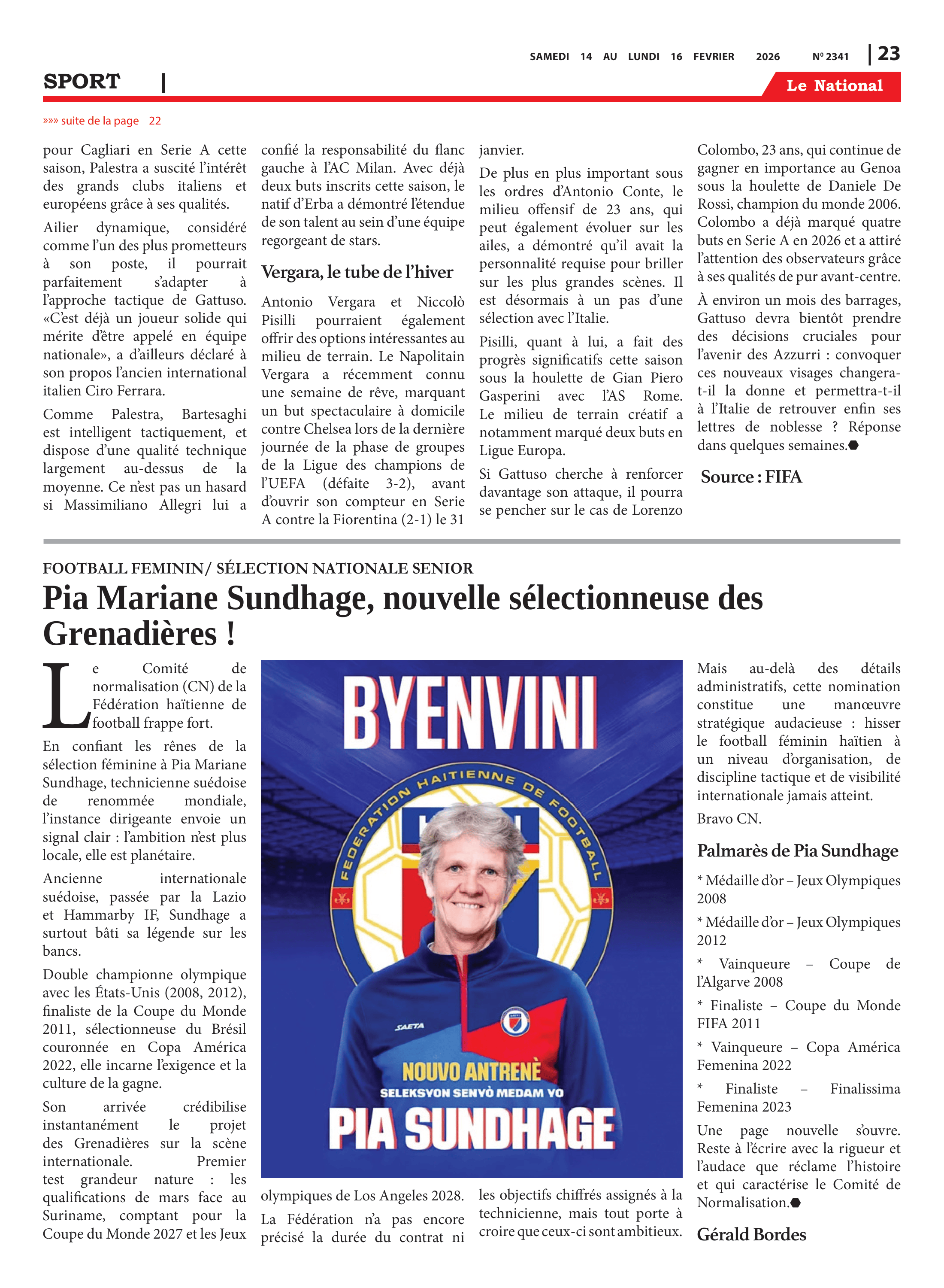 Page 23 de l'édition 2341