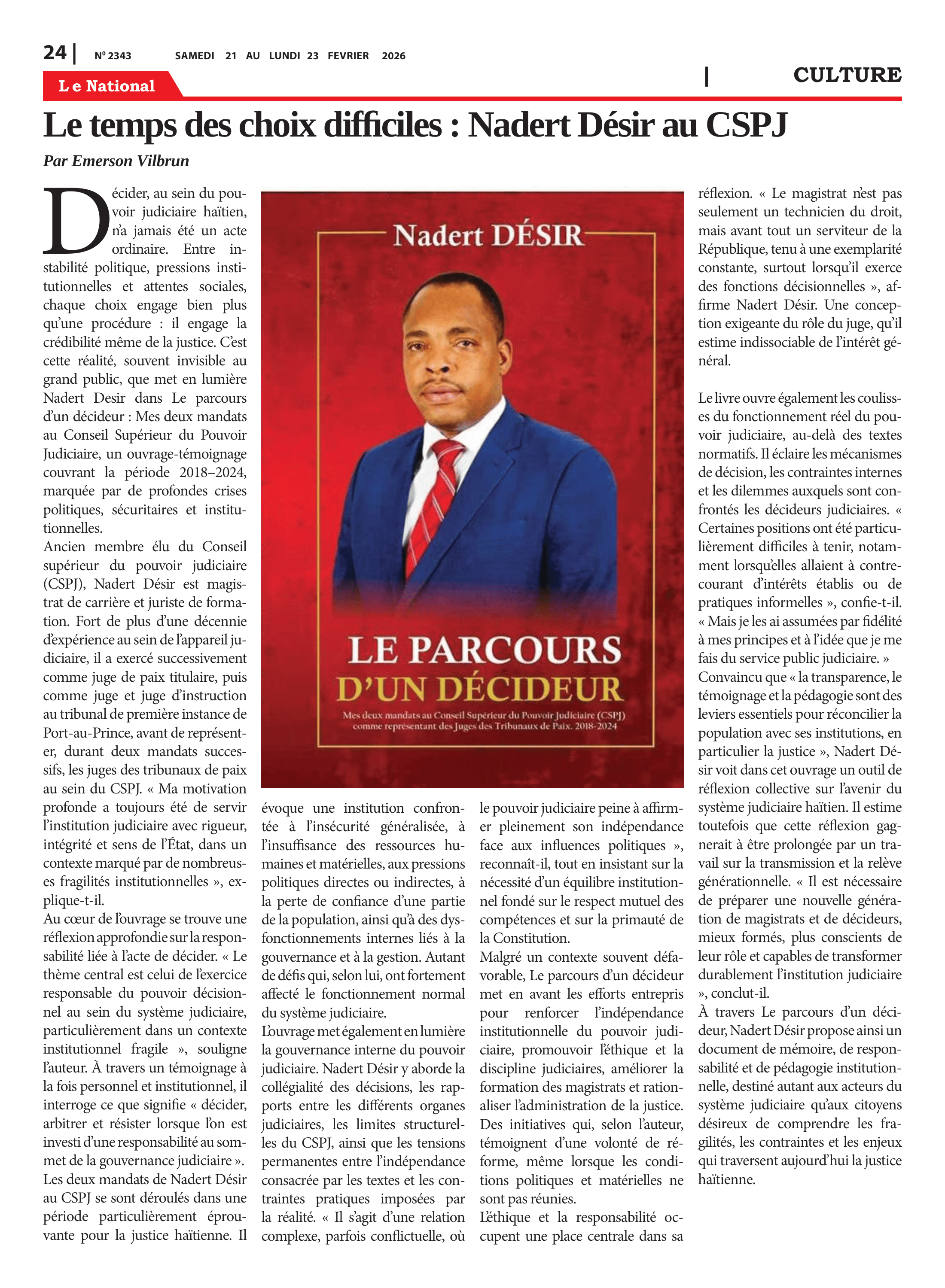 Page 24 de l'édition 2343
