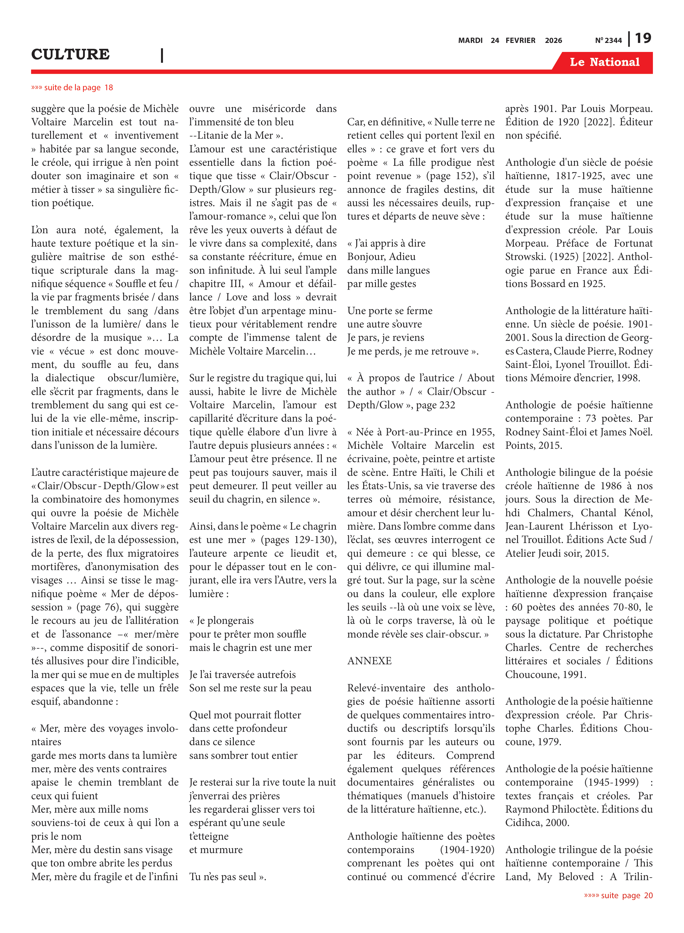 Page 19 de l'édition 2344